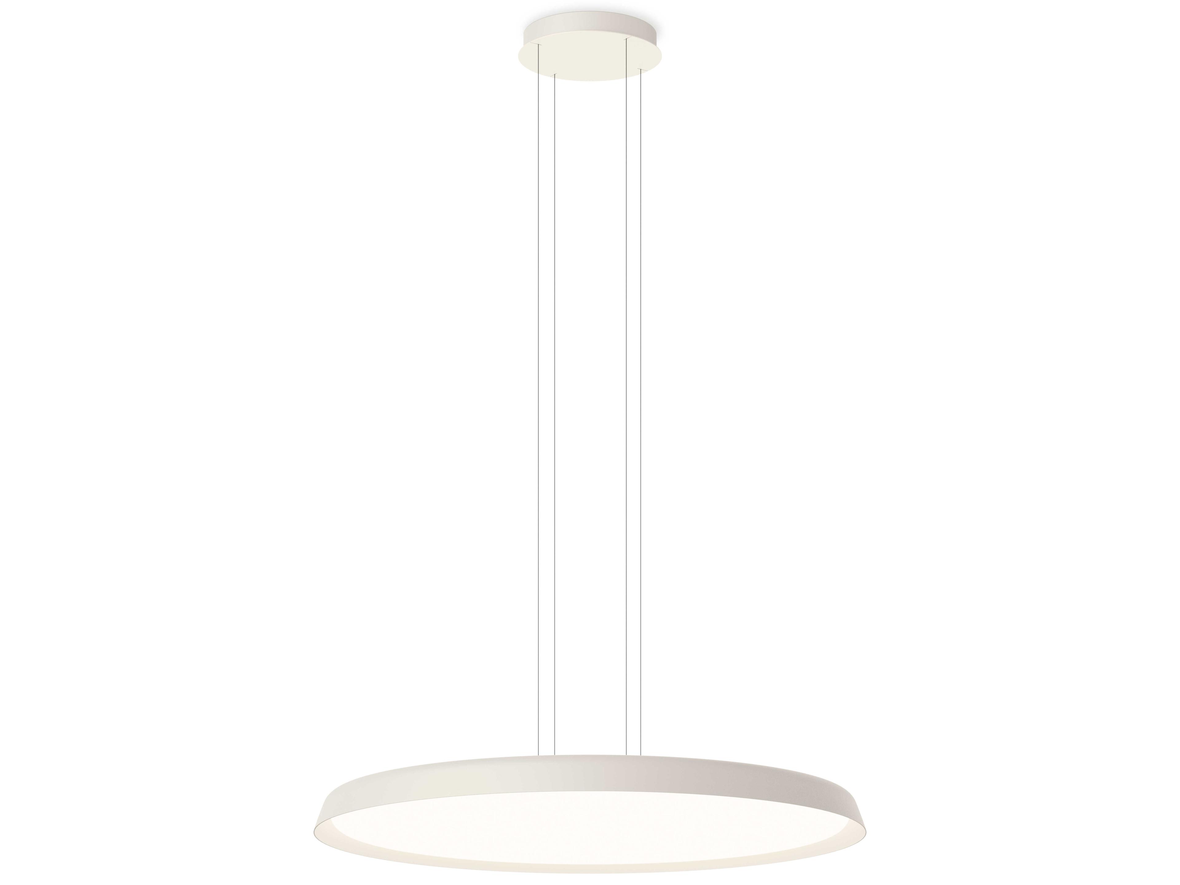 Bigger 1-Light Warm White Round Pendant