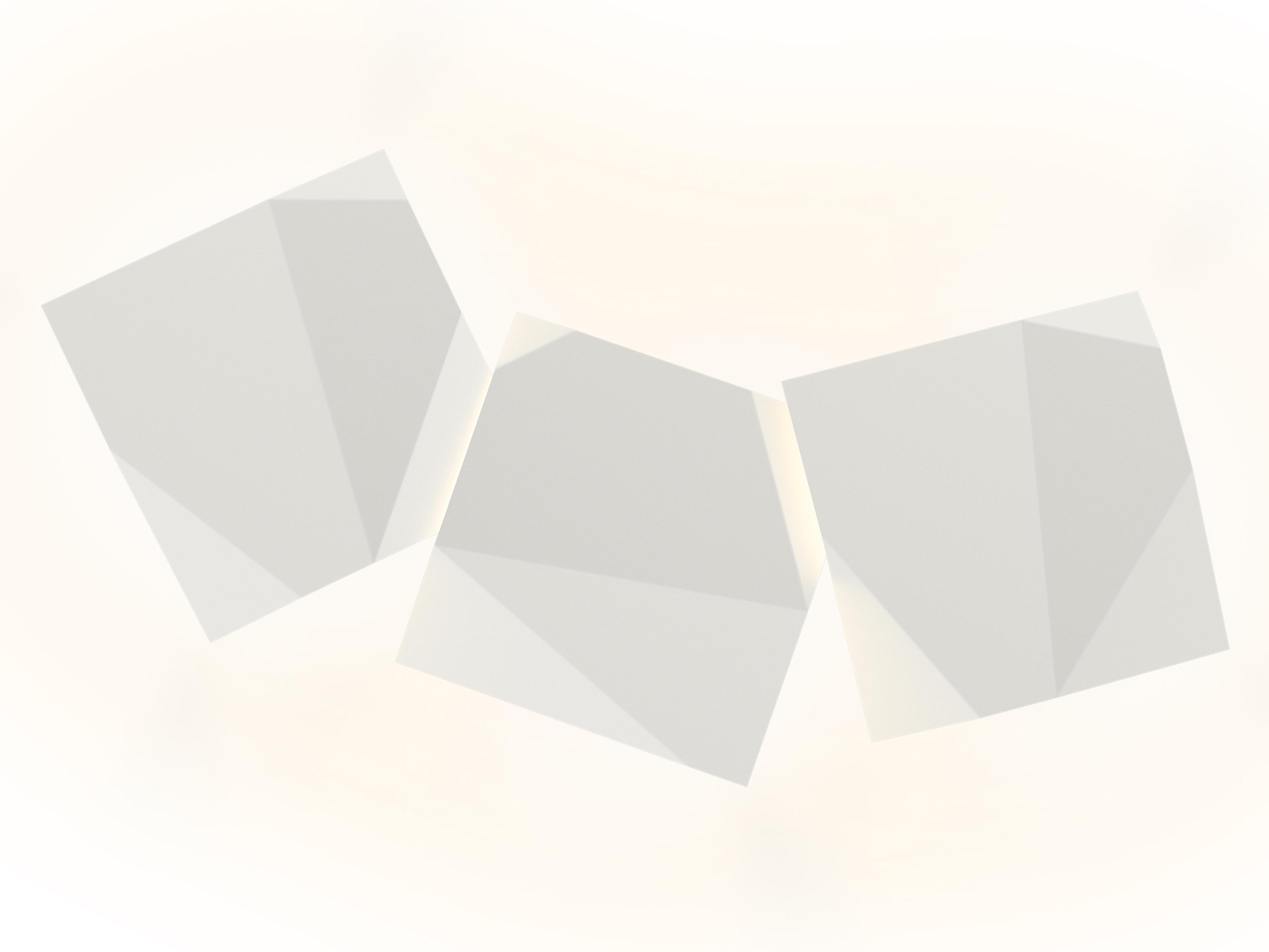 Origami 3-Light Outdoor Wall Light