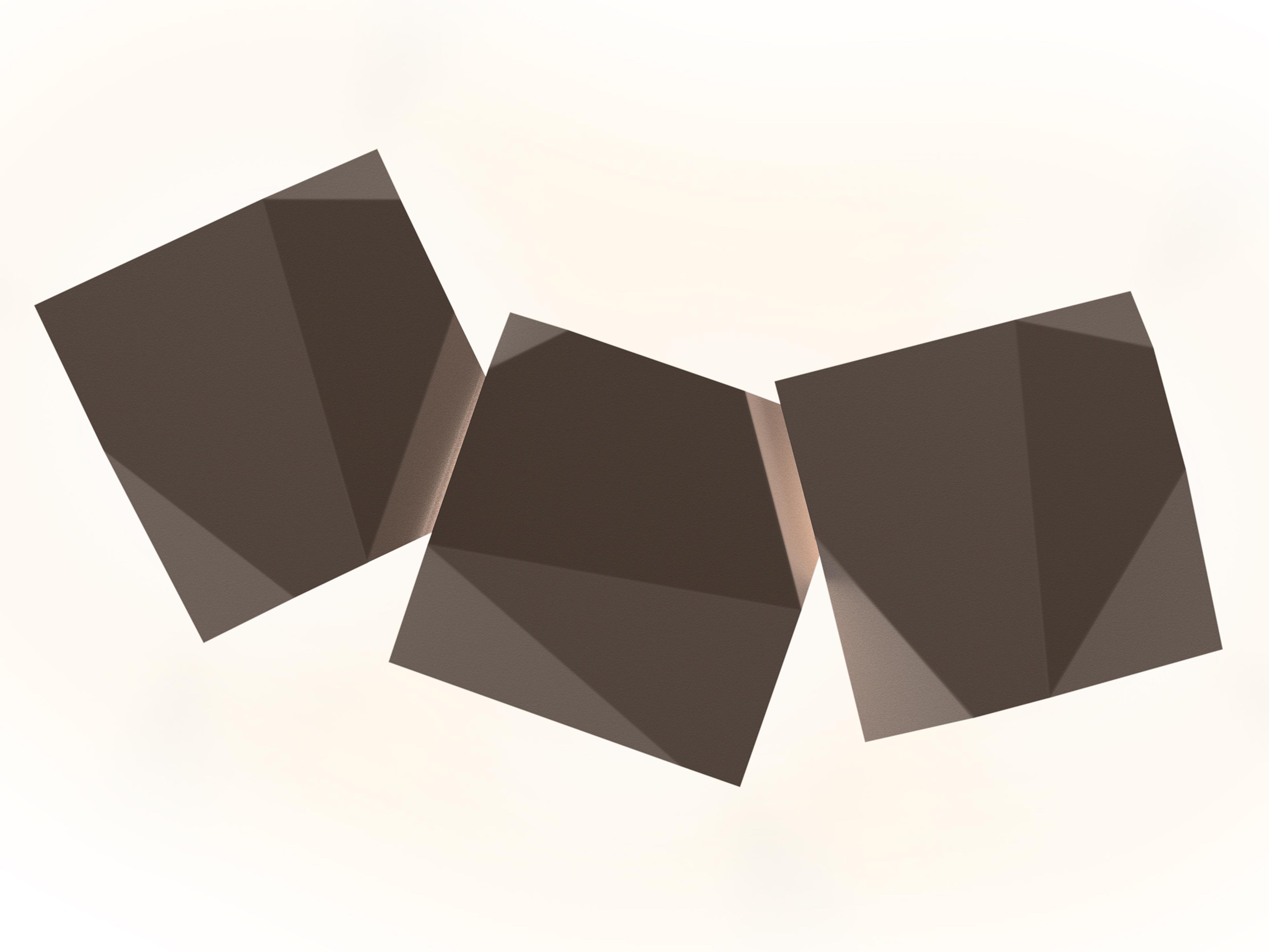 Vibia Origami 3-Light Outdoor Wall Light