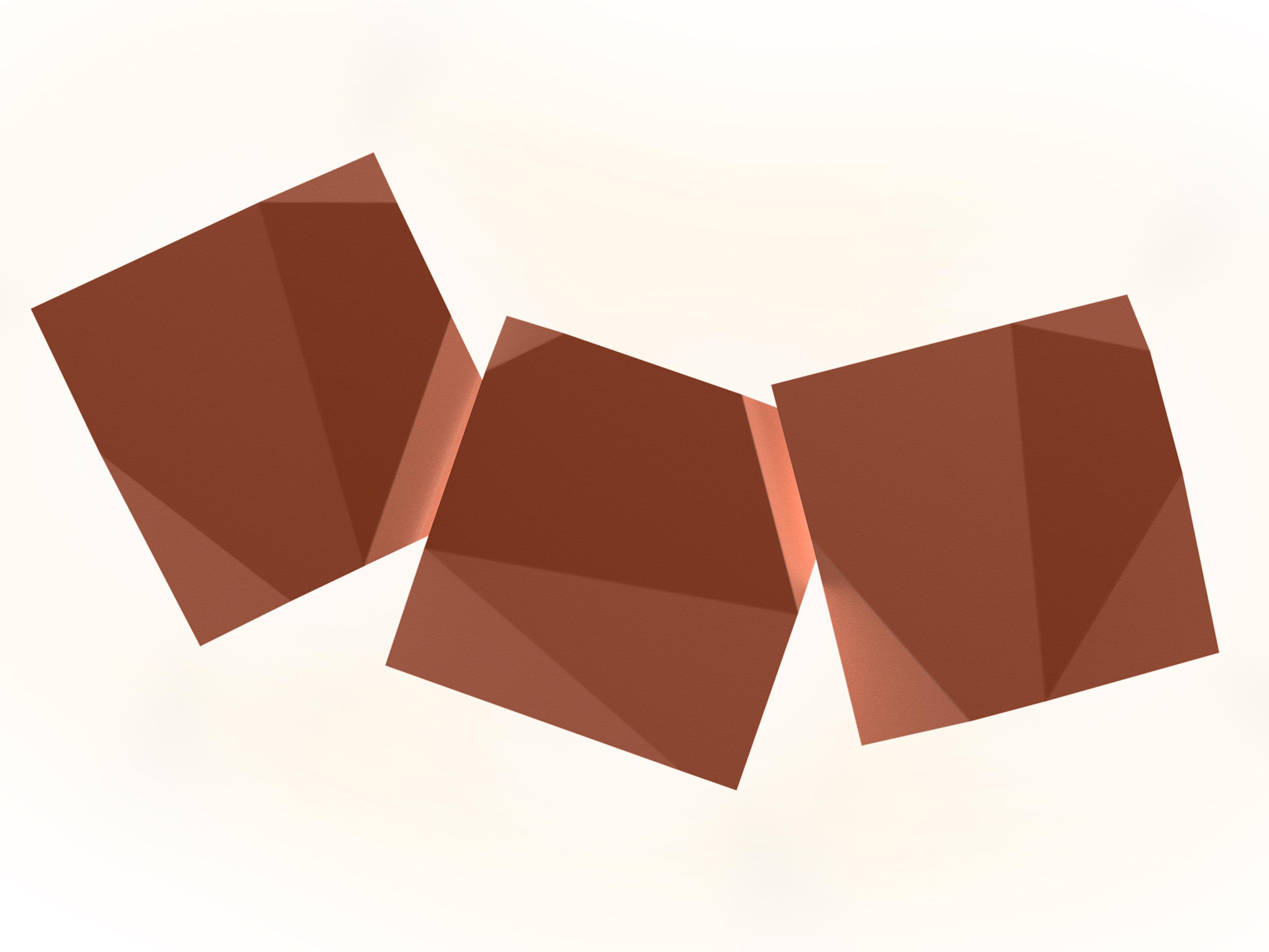 Origami 3-Light Outdoor Wall Light