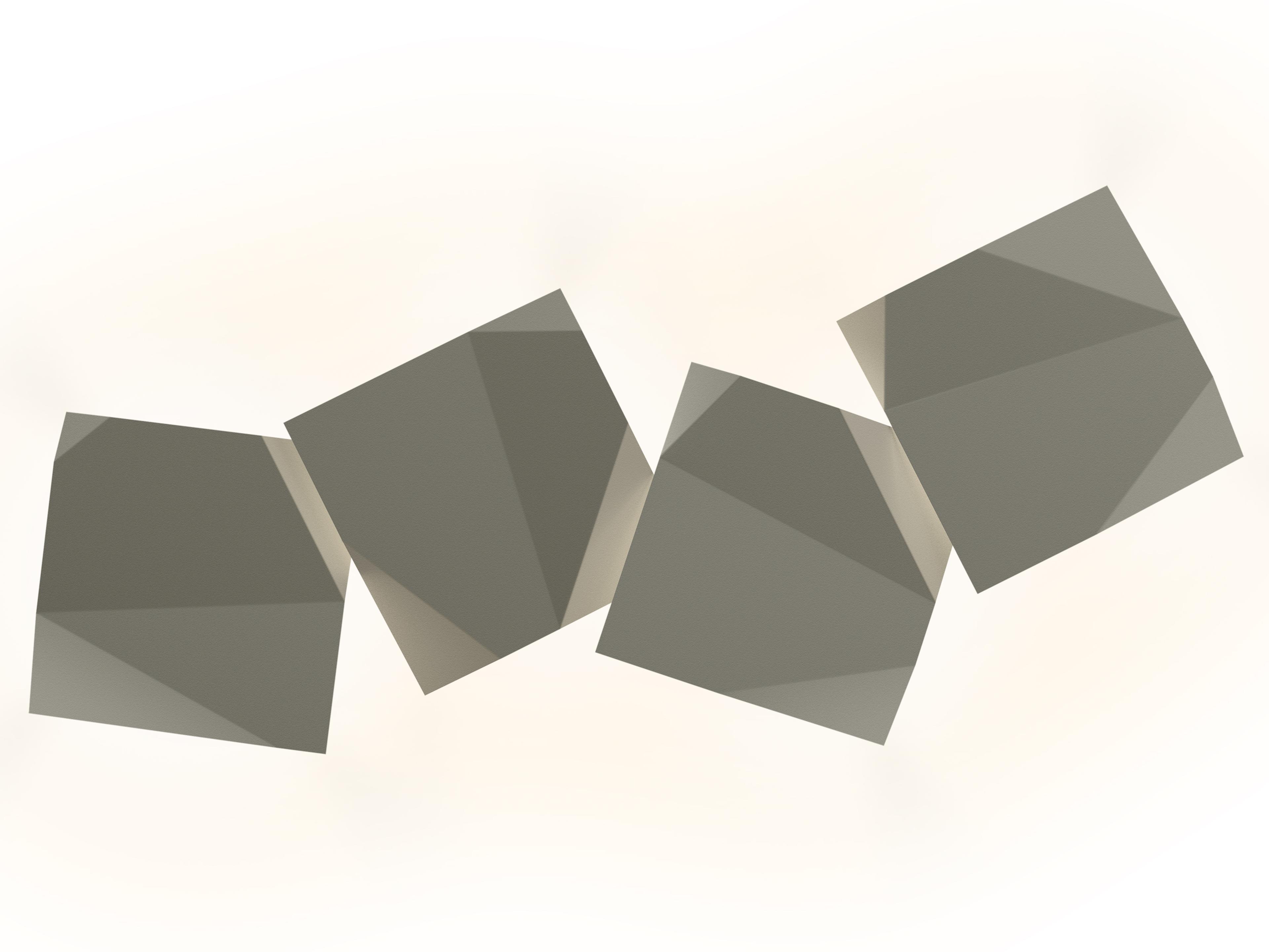 Origami 4-Light Outdoor Wall Light