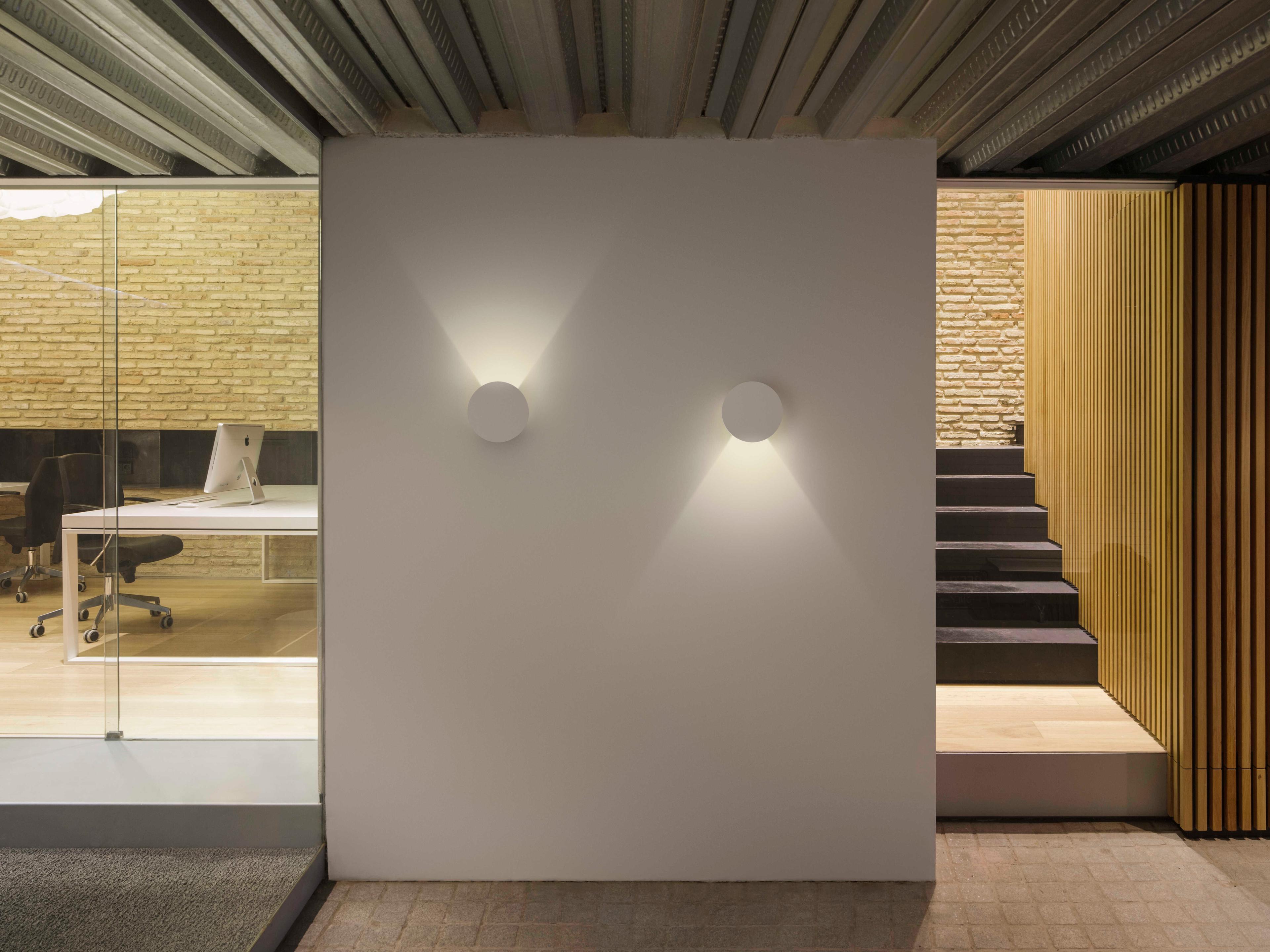 Vibia Dots 1-Light White Wall Sconce