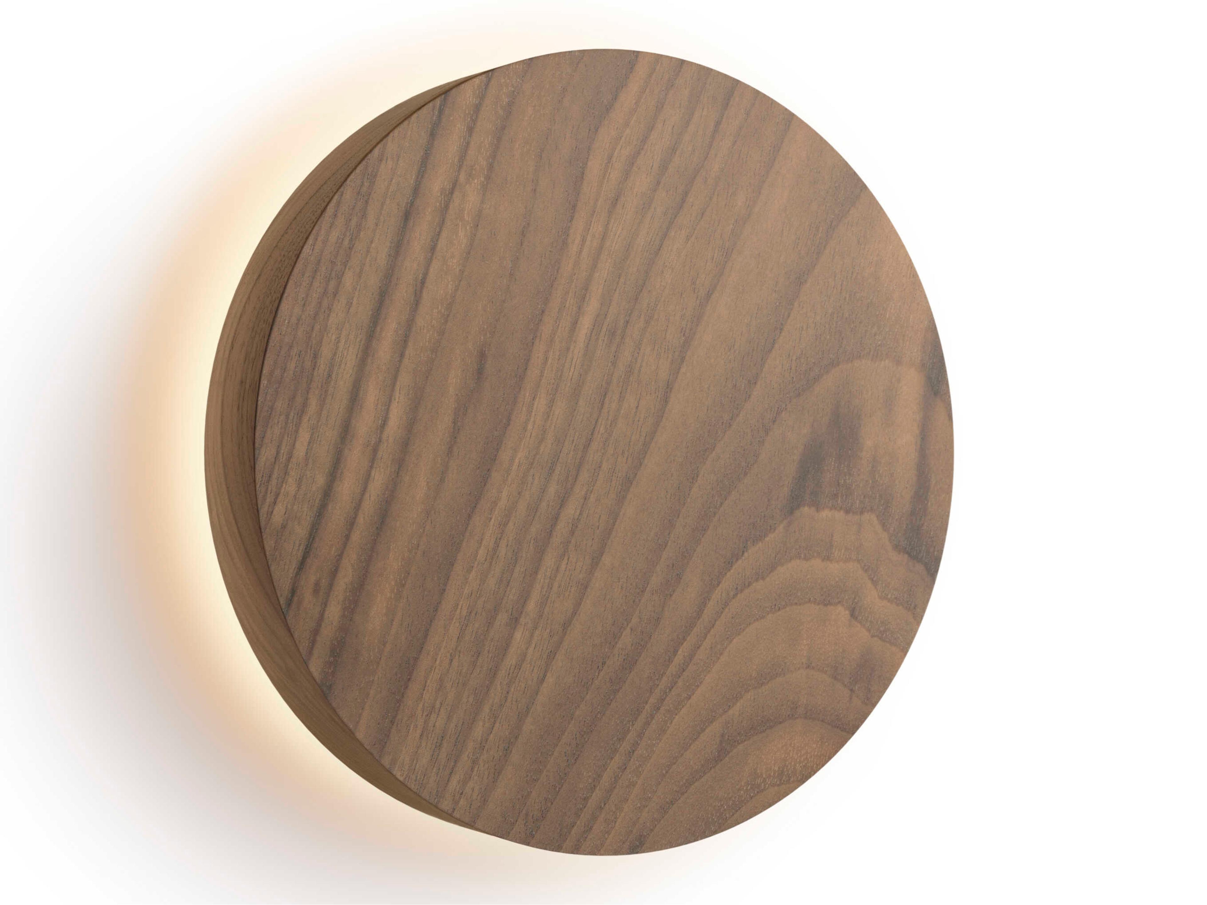 Dots 1-Light American Oak Brown Wall Sconce