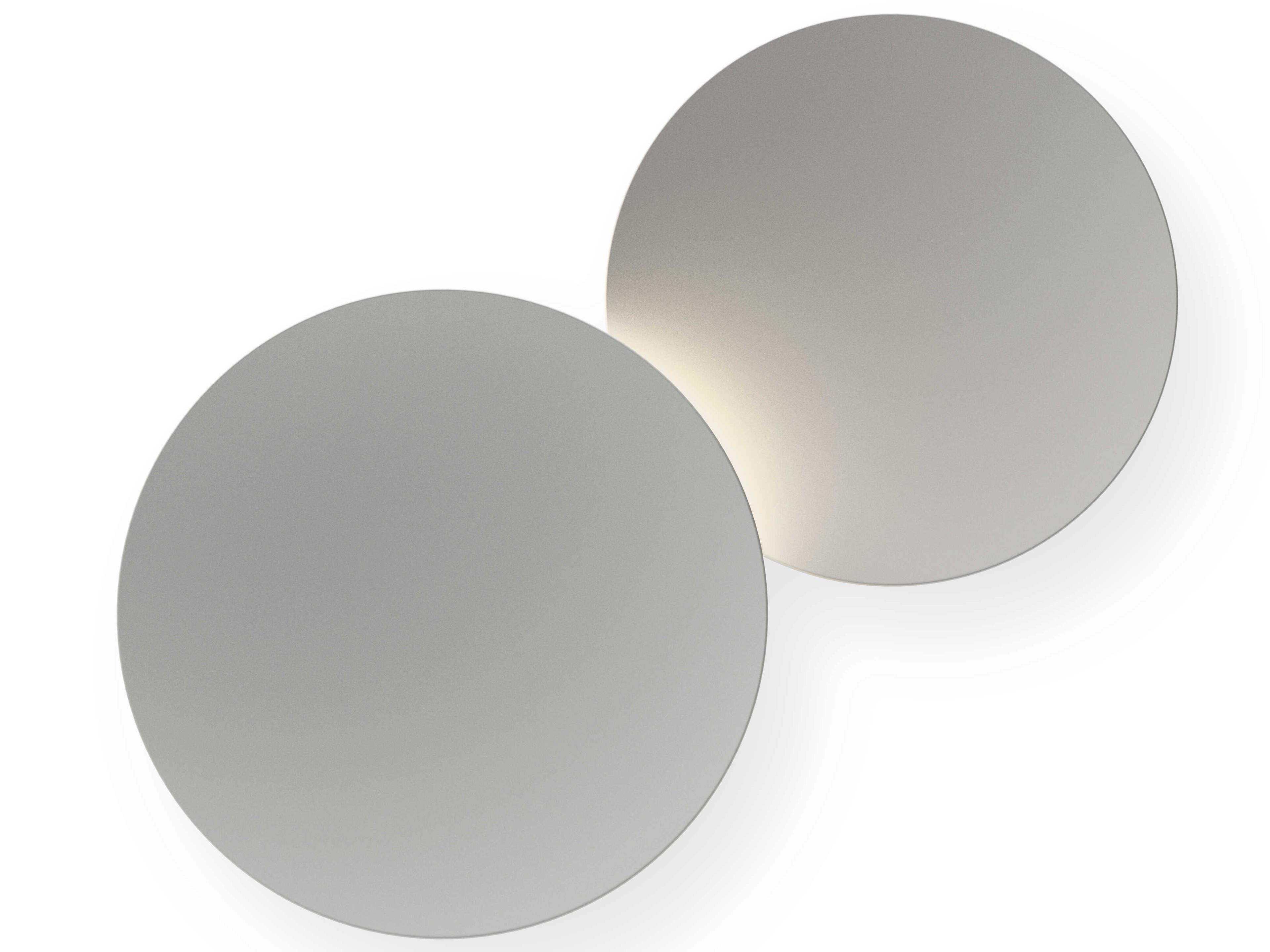 Puck 2-Light Gray Wall Sconce