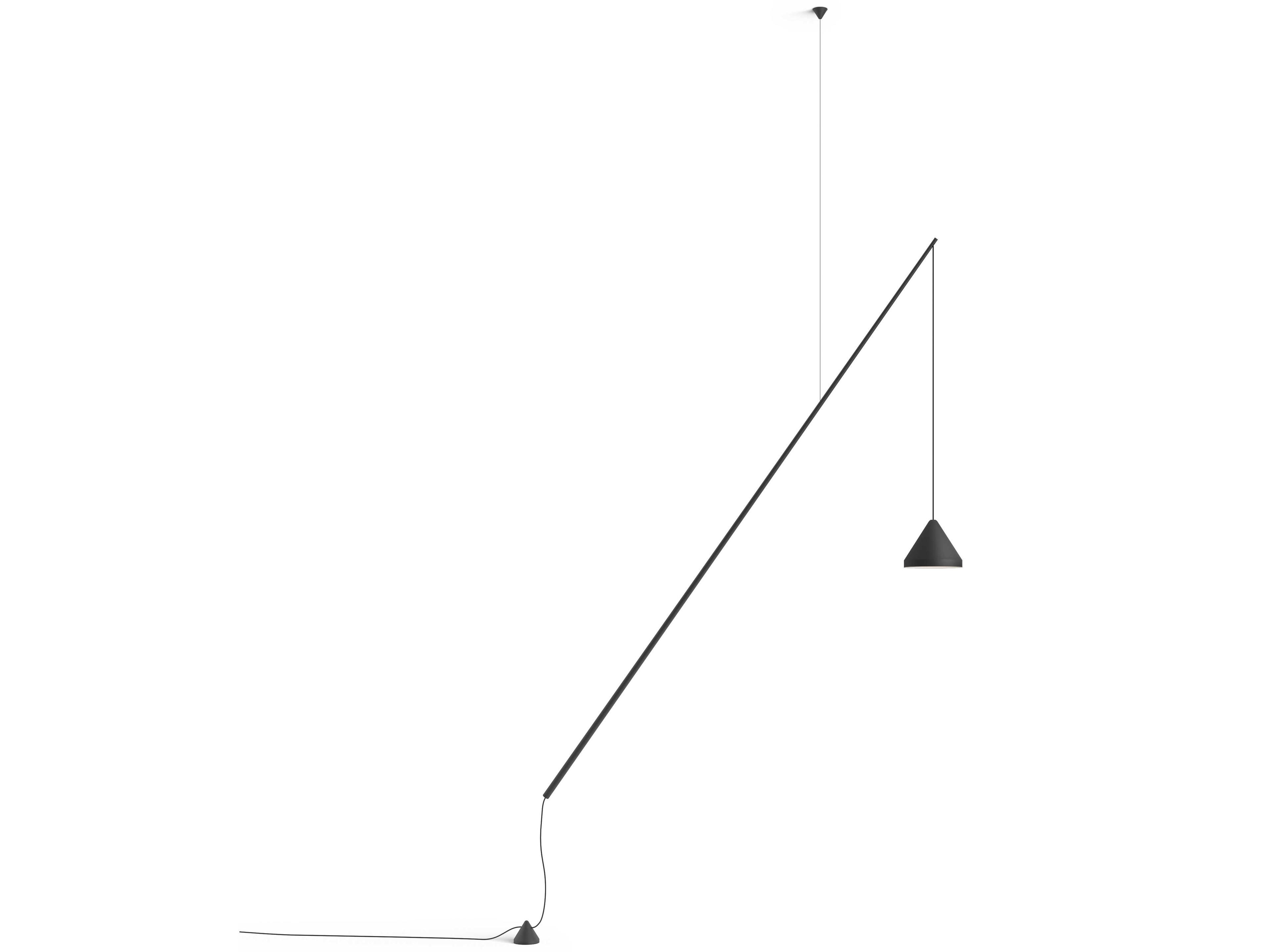 North Graphite Gray Floor Lamp