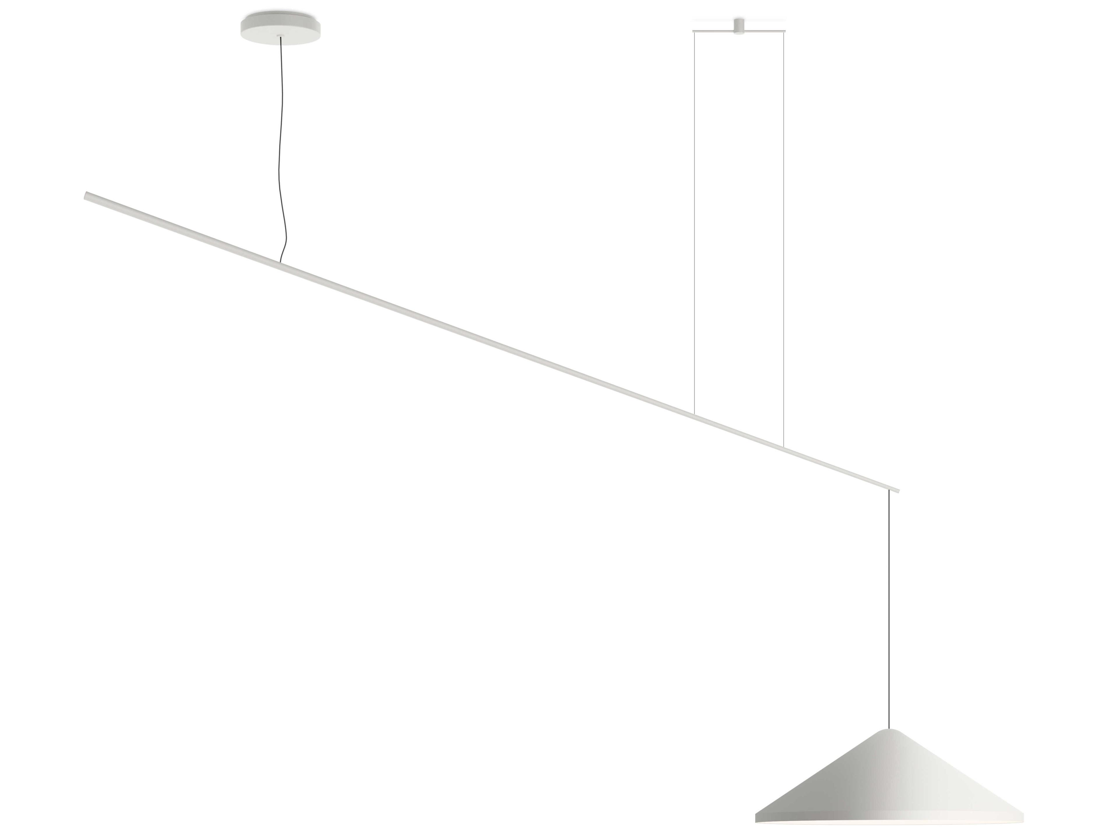 North 1-Light White Pendant