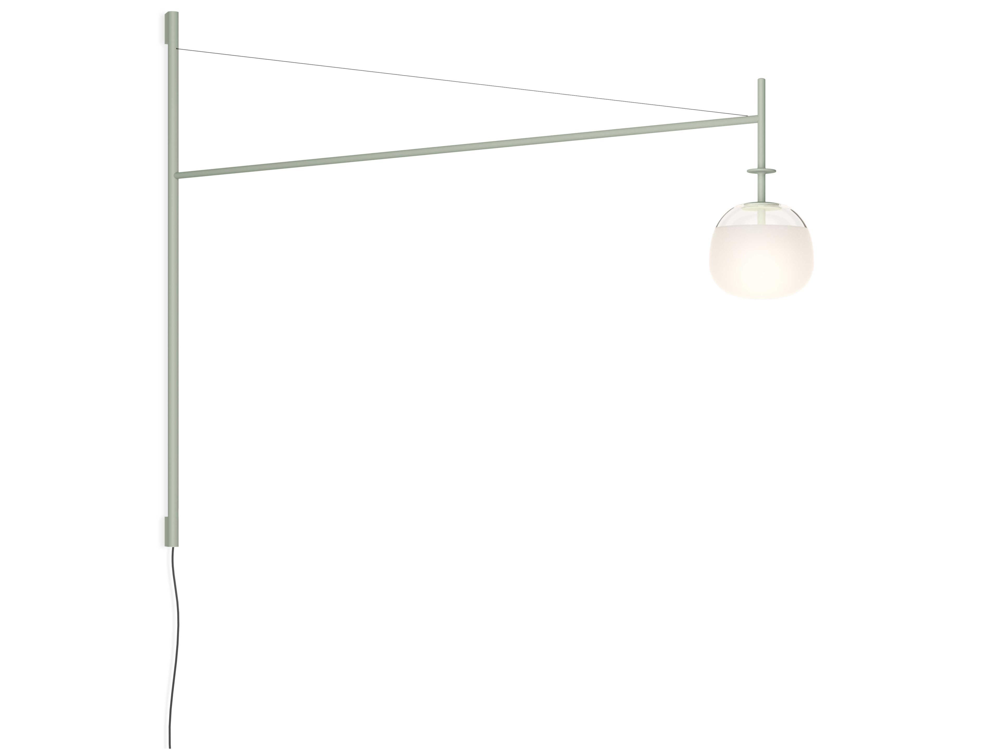 Tempo 1-Light Green Swing Wall Sconce