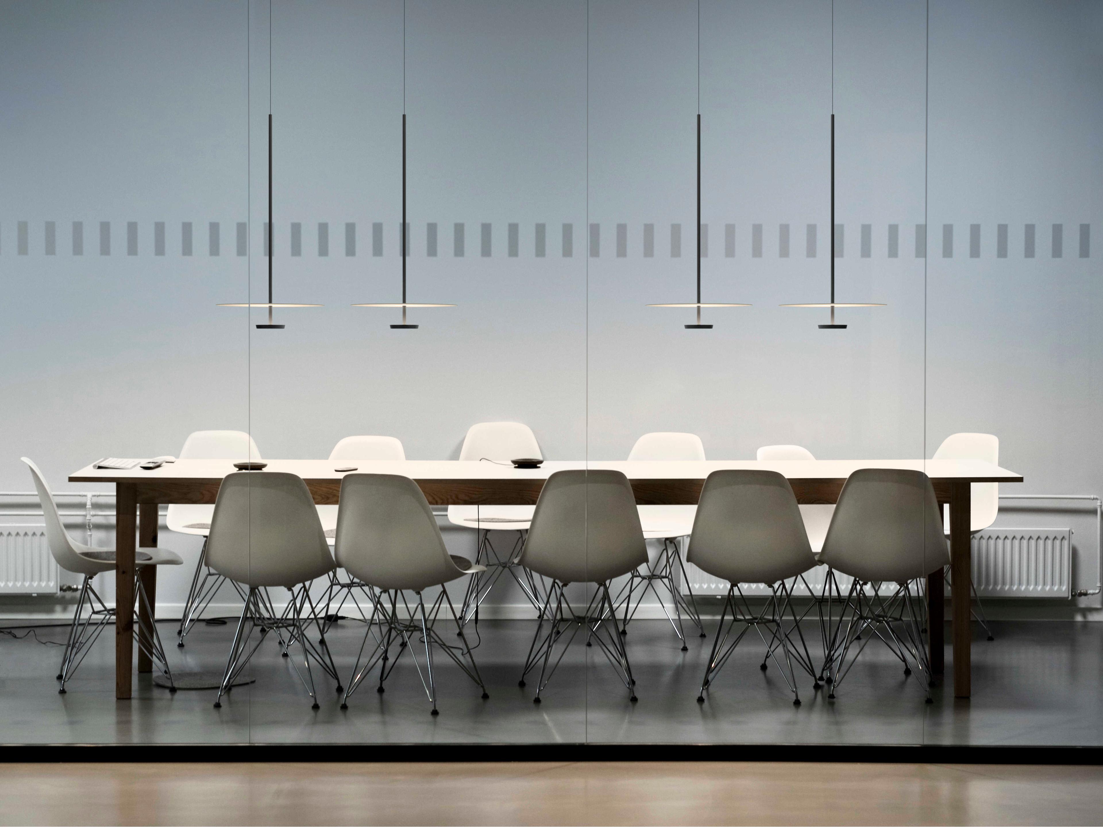 Vibia Flat 1-Light Green Round Pendant