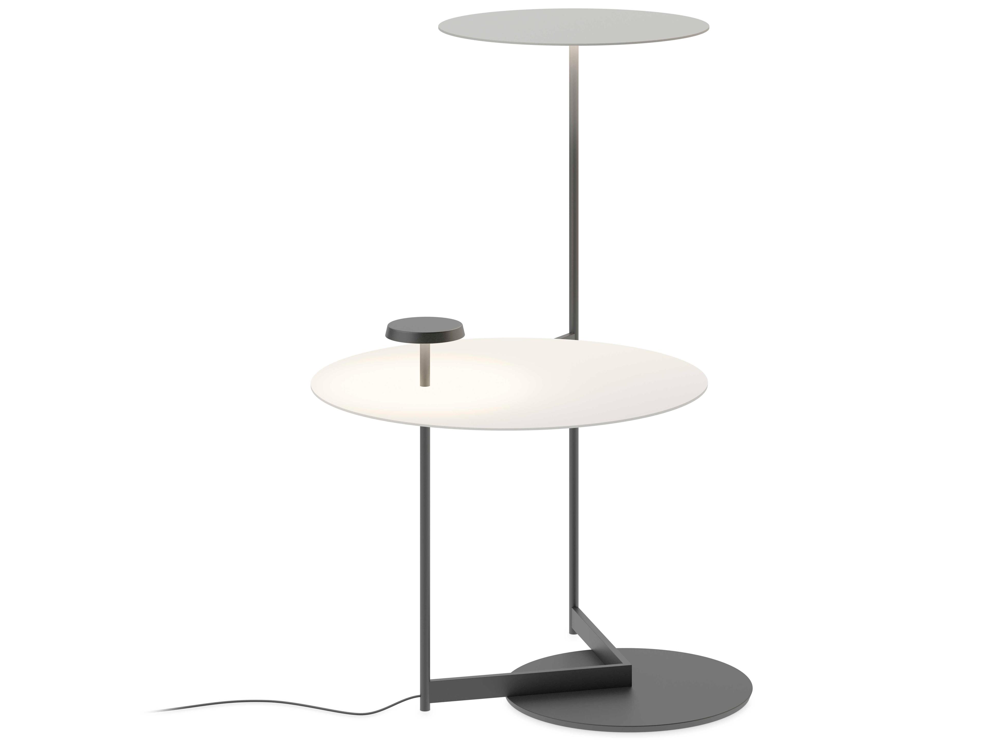 Flat Off White Floor Lamp