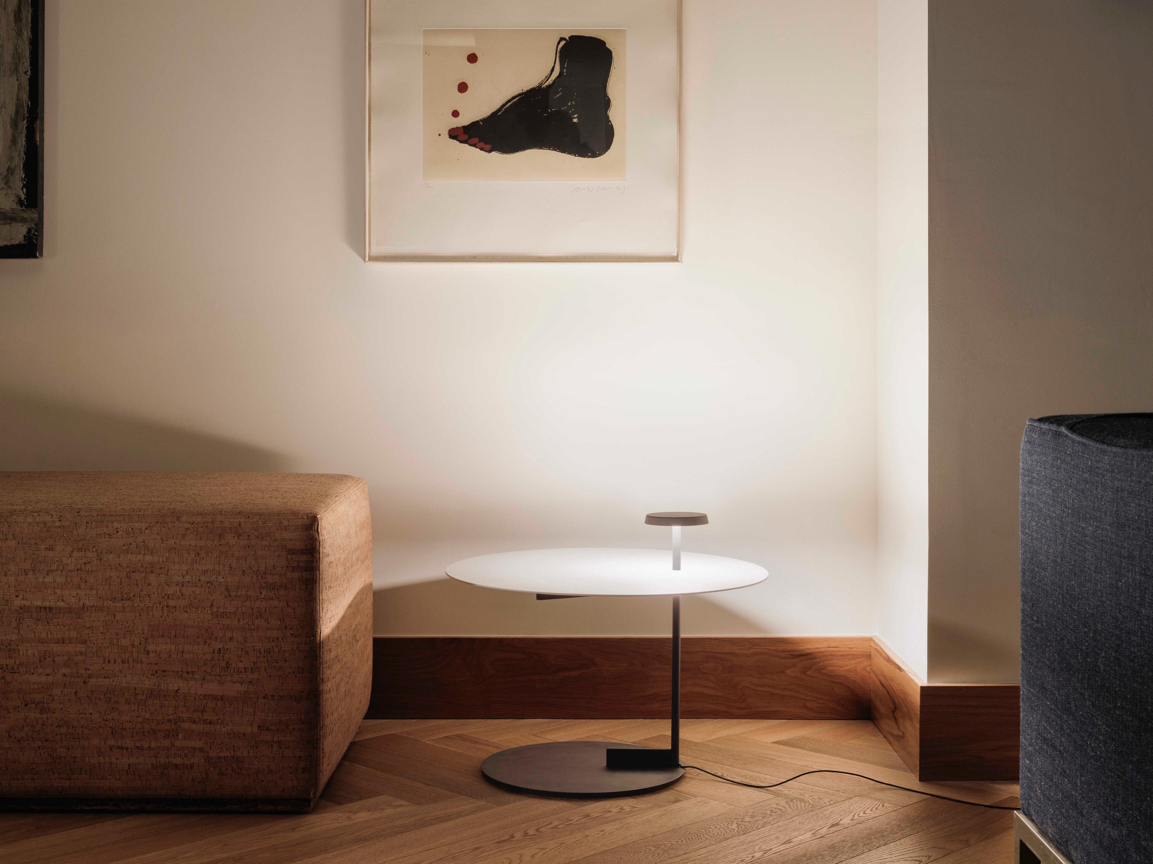 Vibia Flat White Floor Lamp