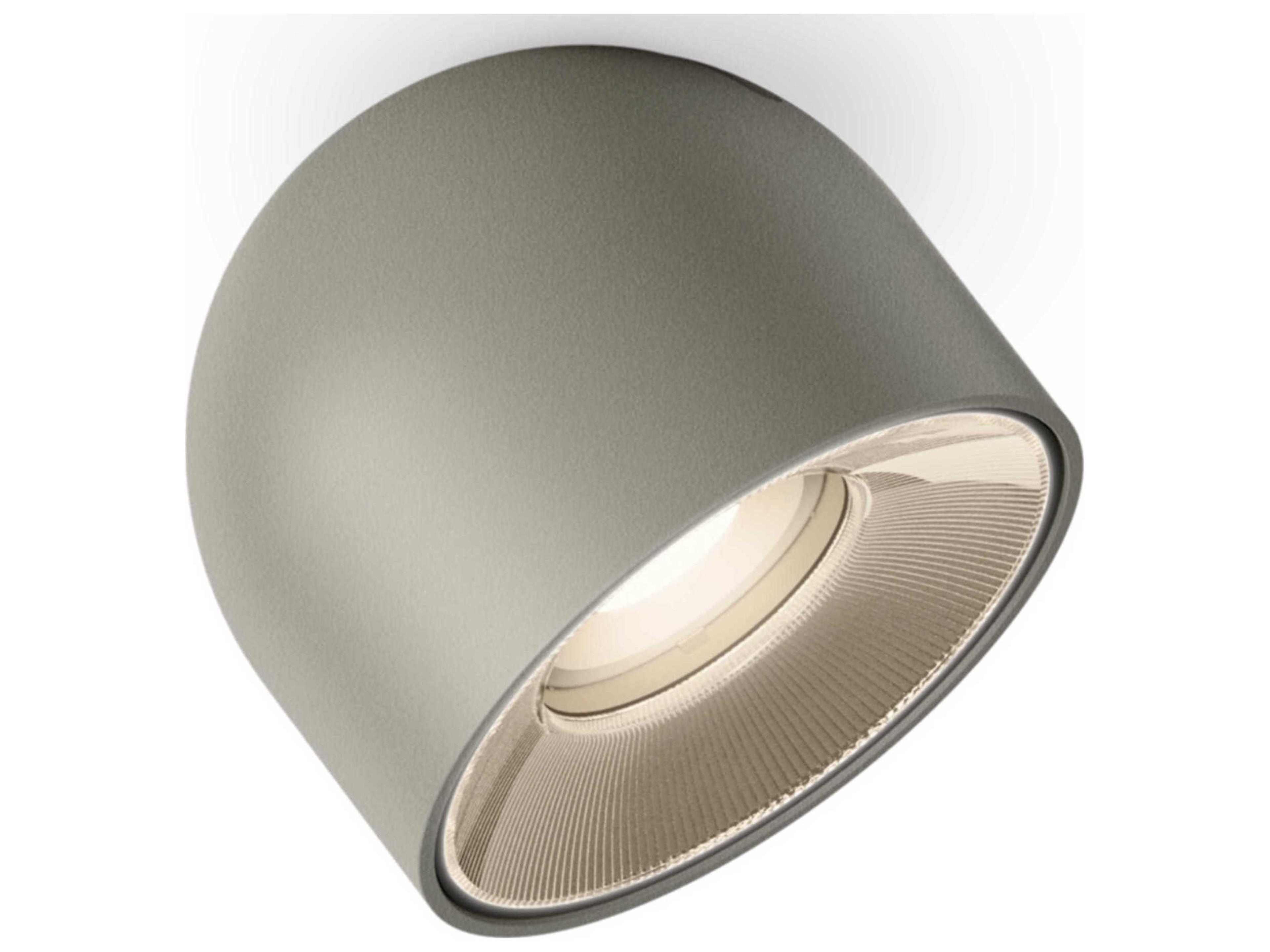 Plusminus Solo 1-Light Green Round Flush Mount