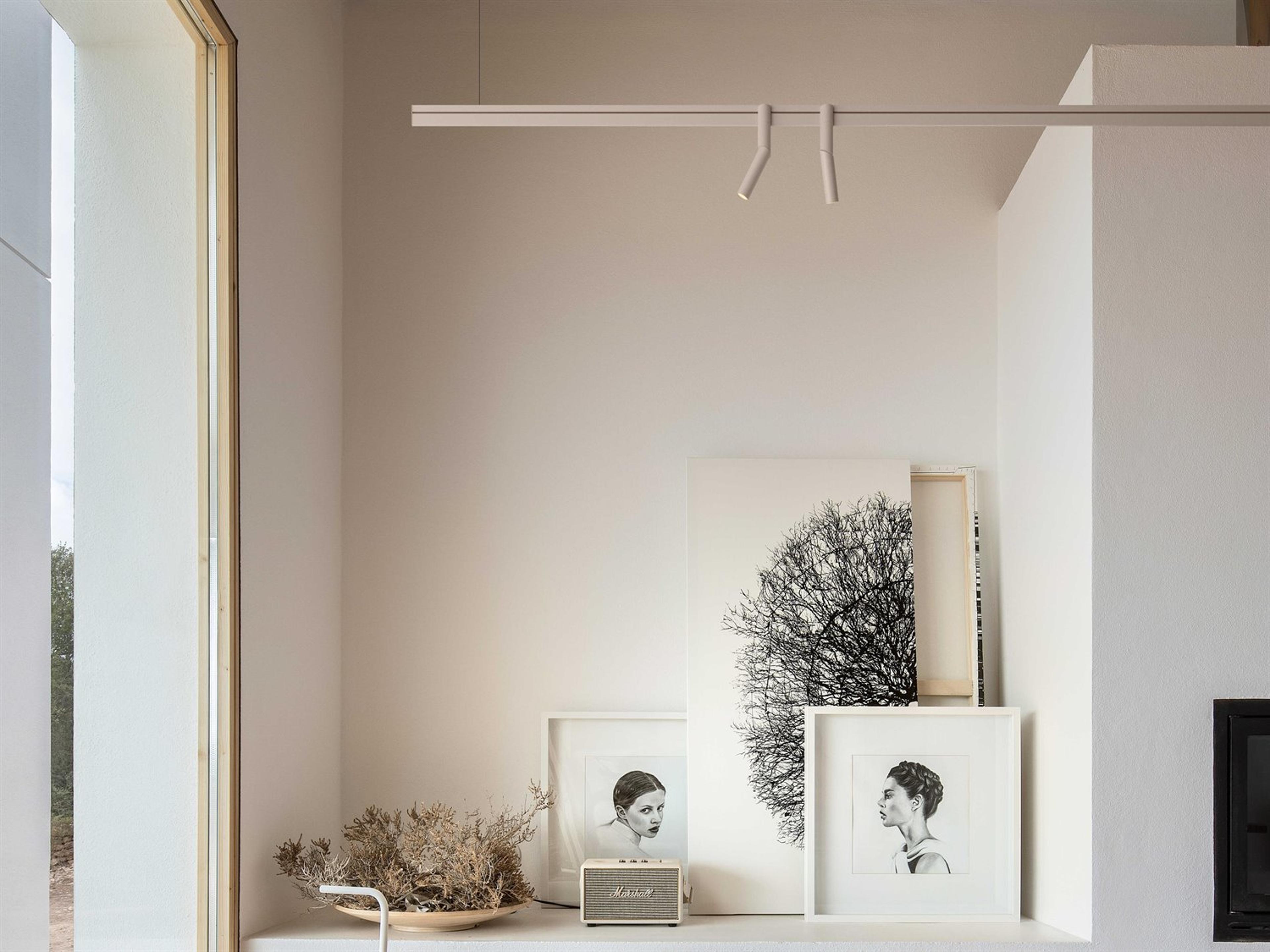 Vibia Bind 1-Light Off White Cylinder Spot Light