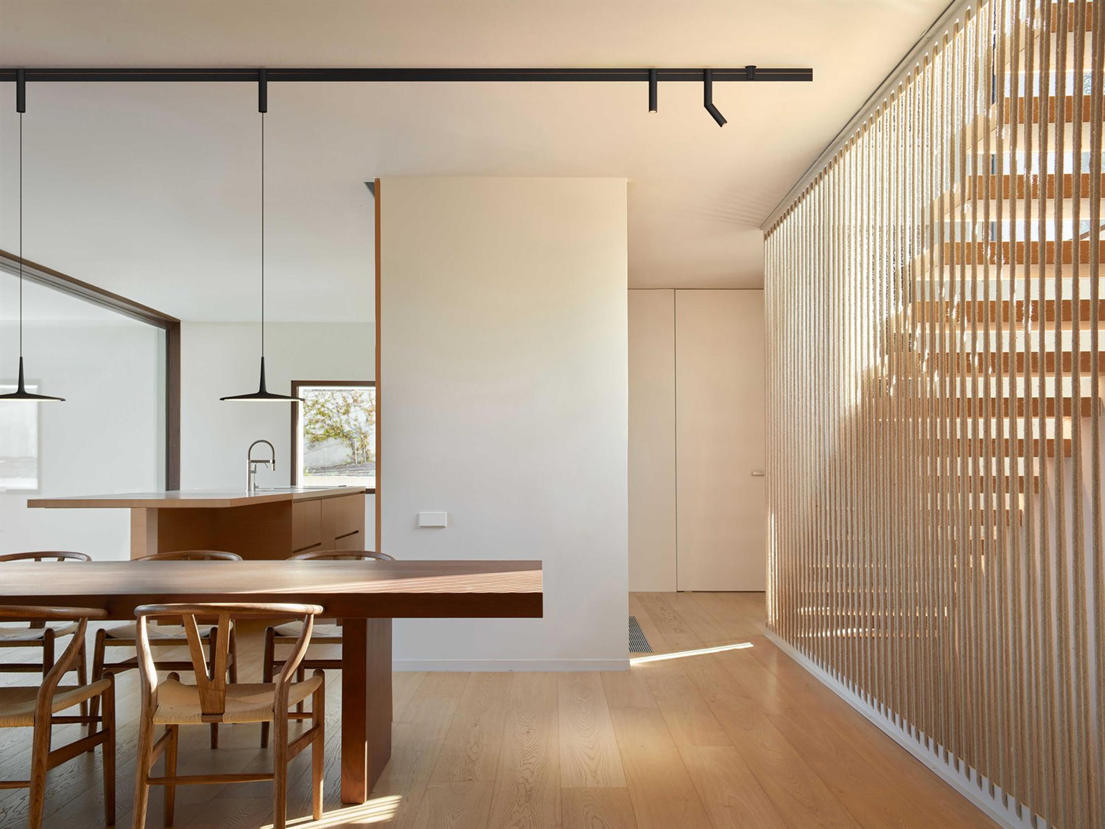 Vibia Bind 1-Light Gray Round Track & Rail Light