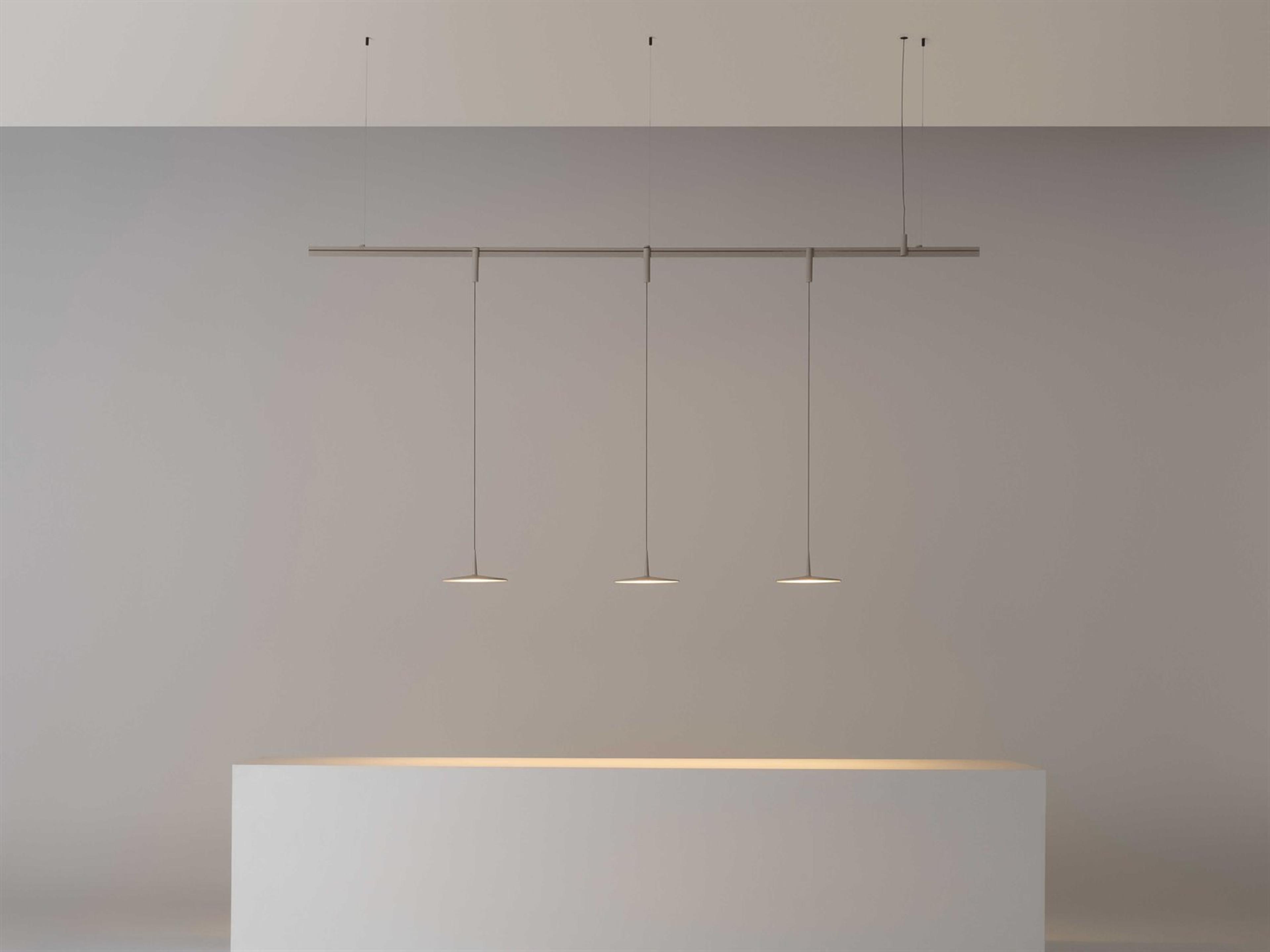 Vibia Bind 1-Light Gray Round Track & Rail Light