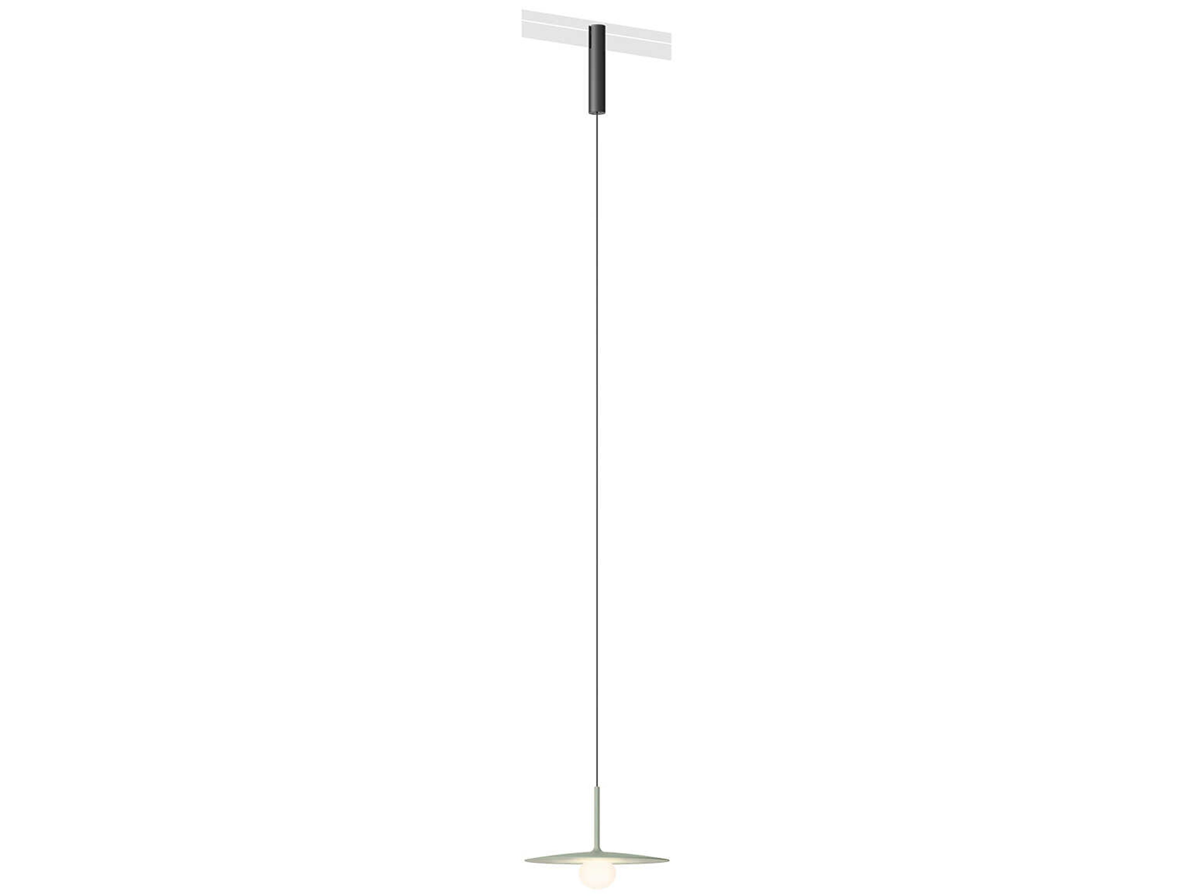 Vibia Bind 1-Light Black Round Track & Rail Light