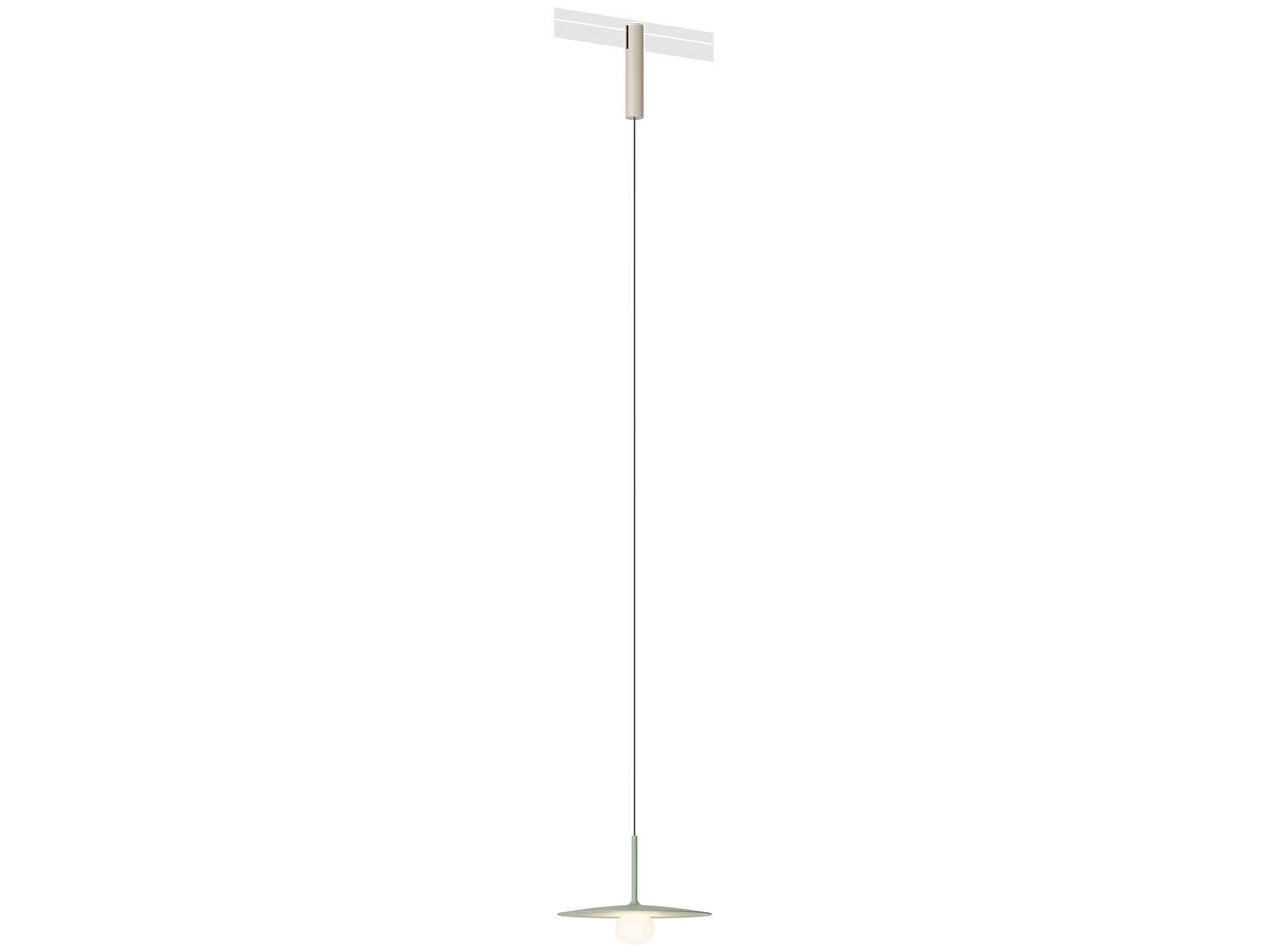 Vibia Bind 1-Light White Round Track & Rail Light