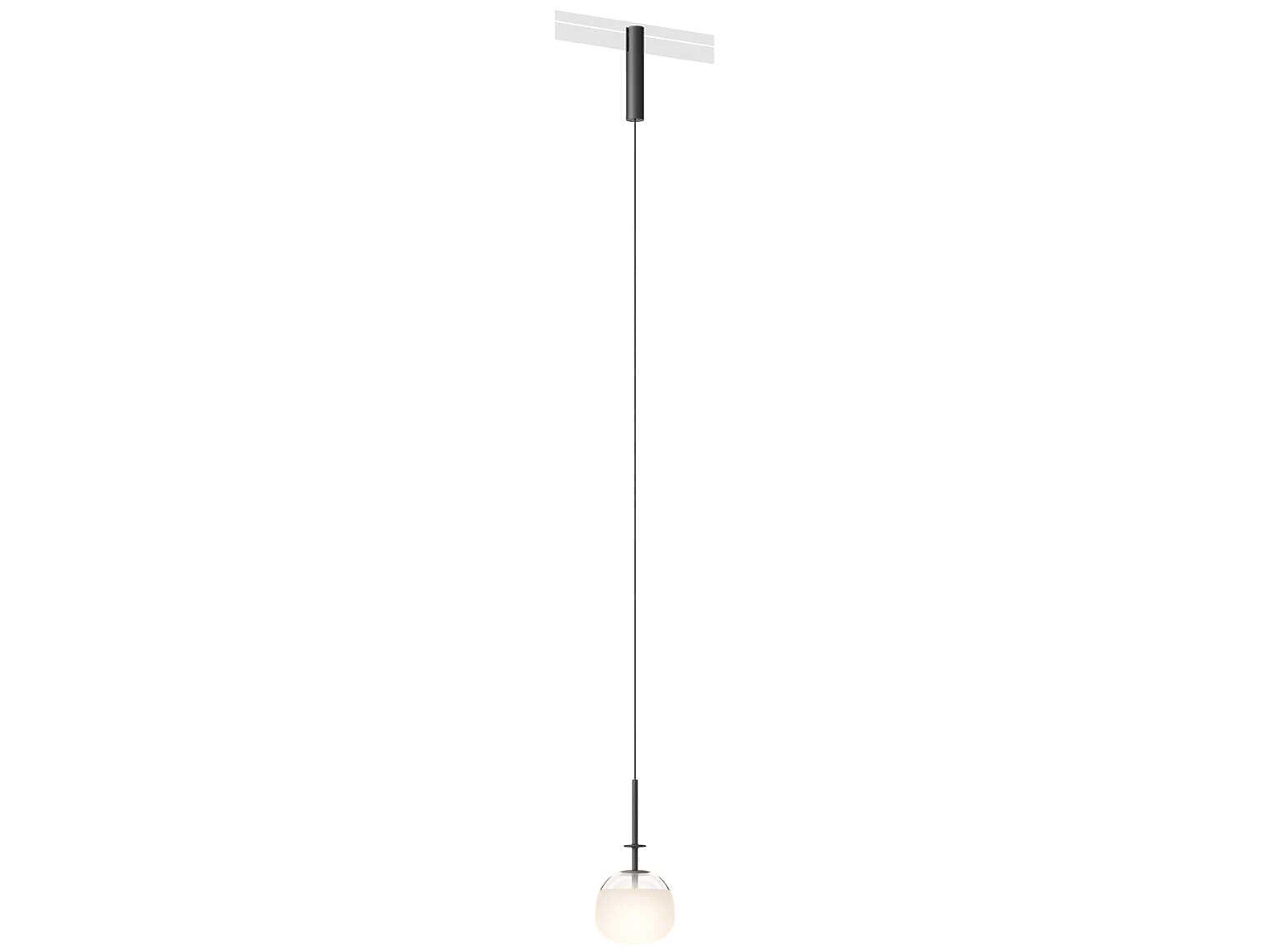 Bind 1-Light Black Globe Track & Rail Light