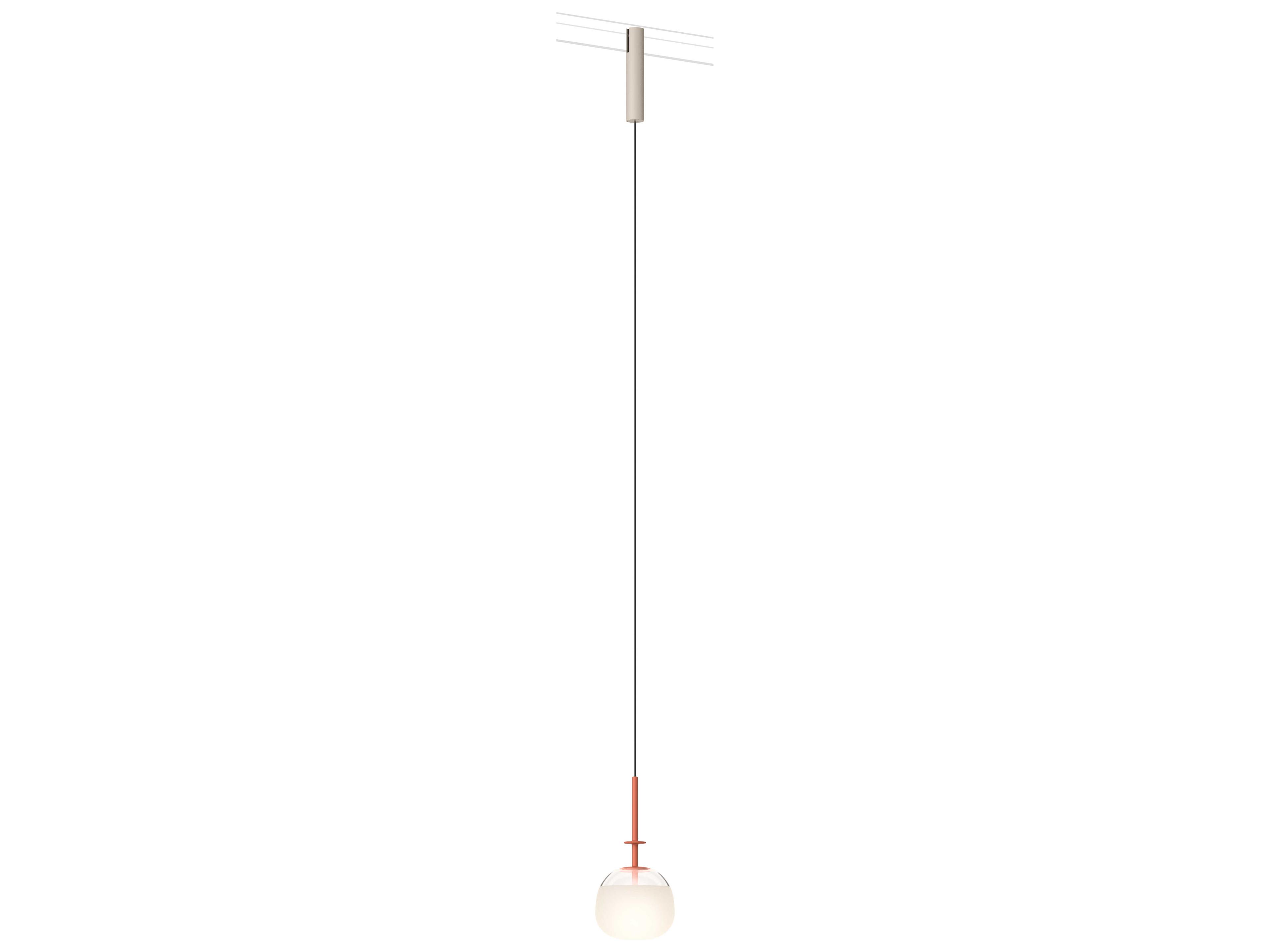 Vibia Bind 1-Light Off White Globe Track & Rail Light