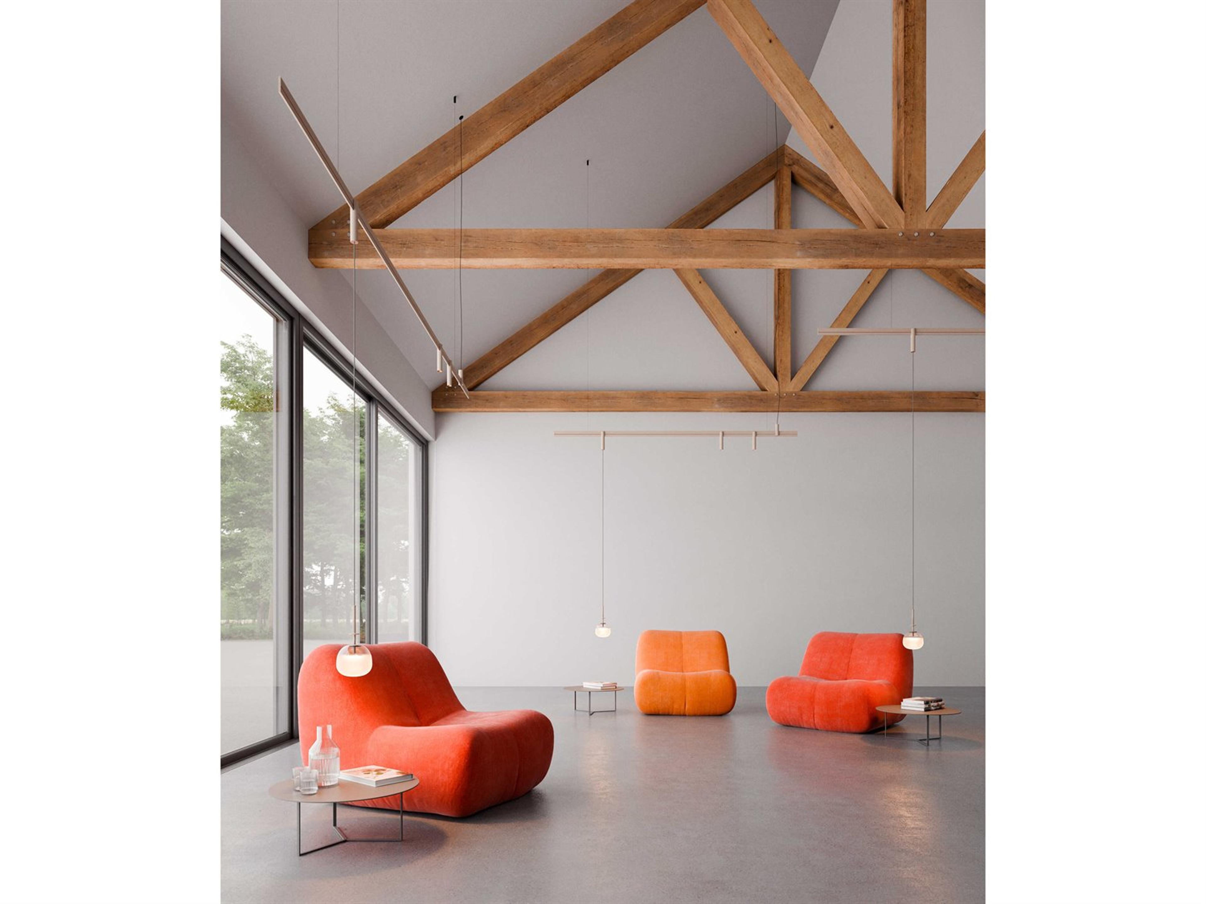 Vibia Bind 1-Light Off White Globe Track & Rail Light