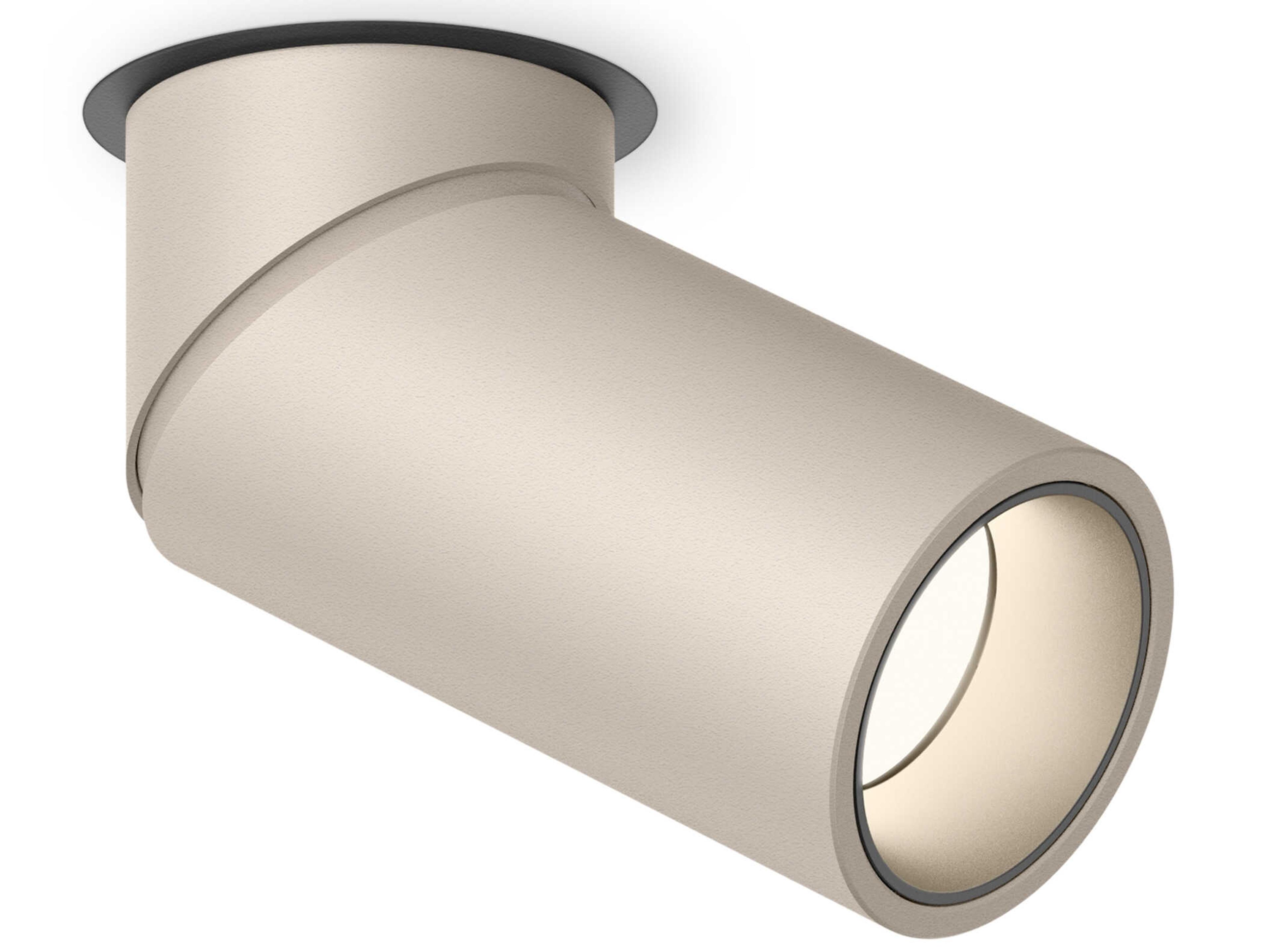 Bind Solo 1-Light Off White Cylinder Flush Mount