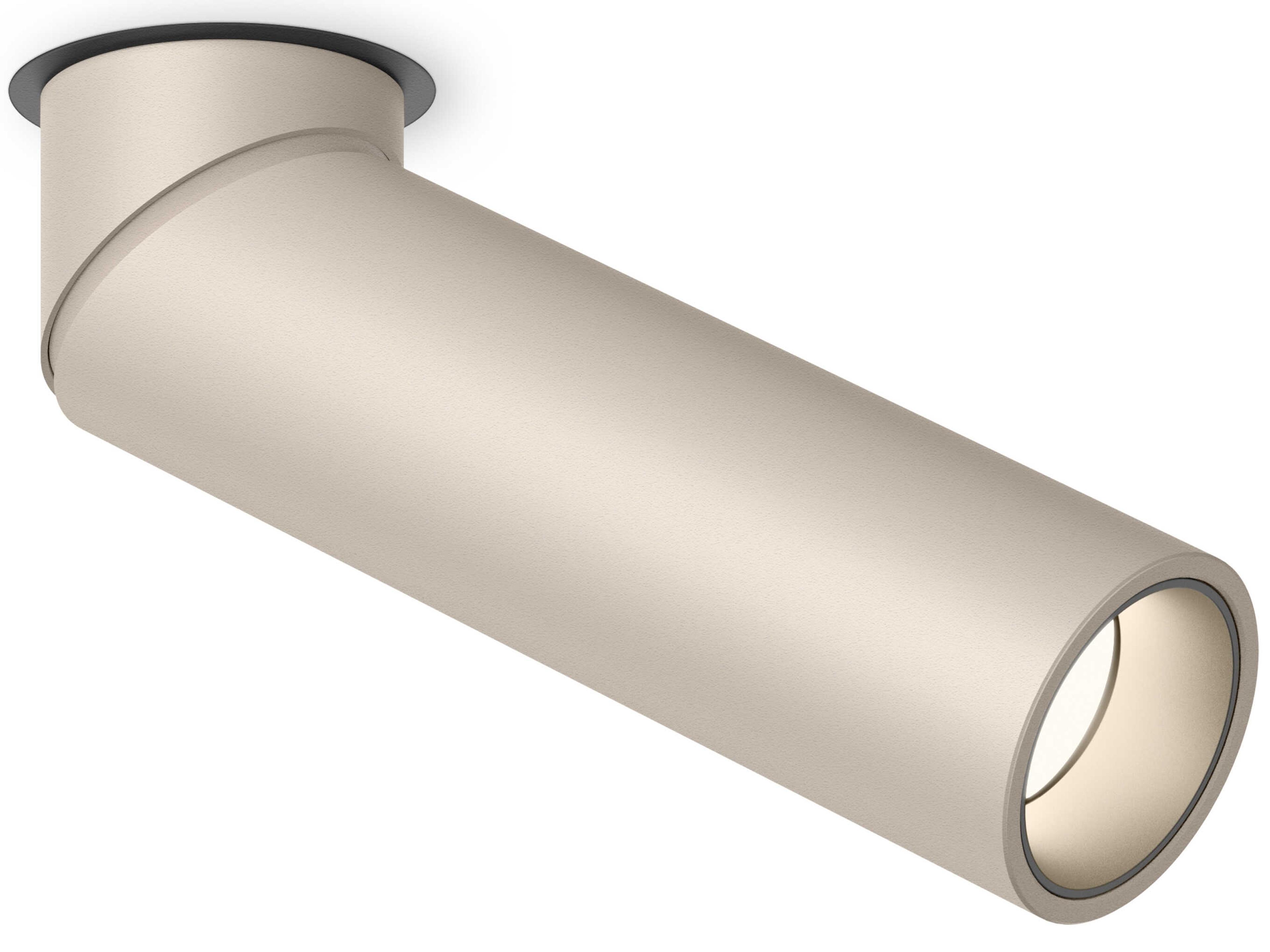 Bind Solo 1-Light Off White Cylinder Flush Mount