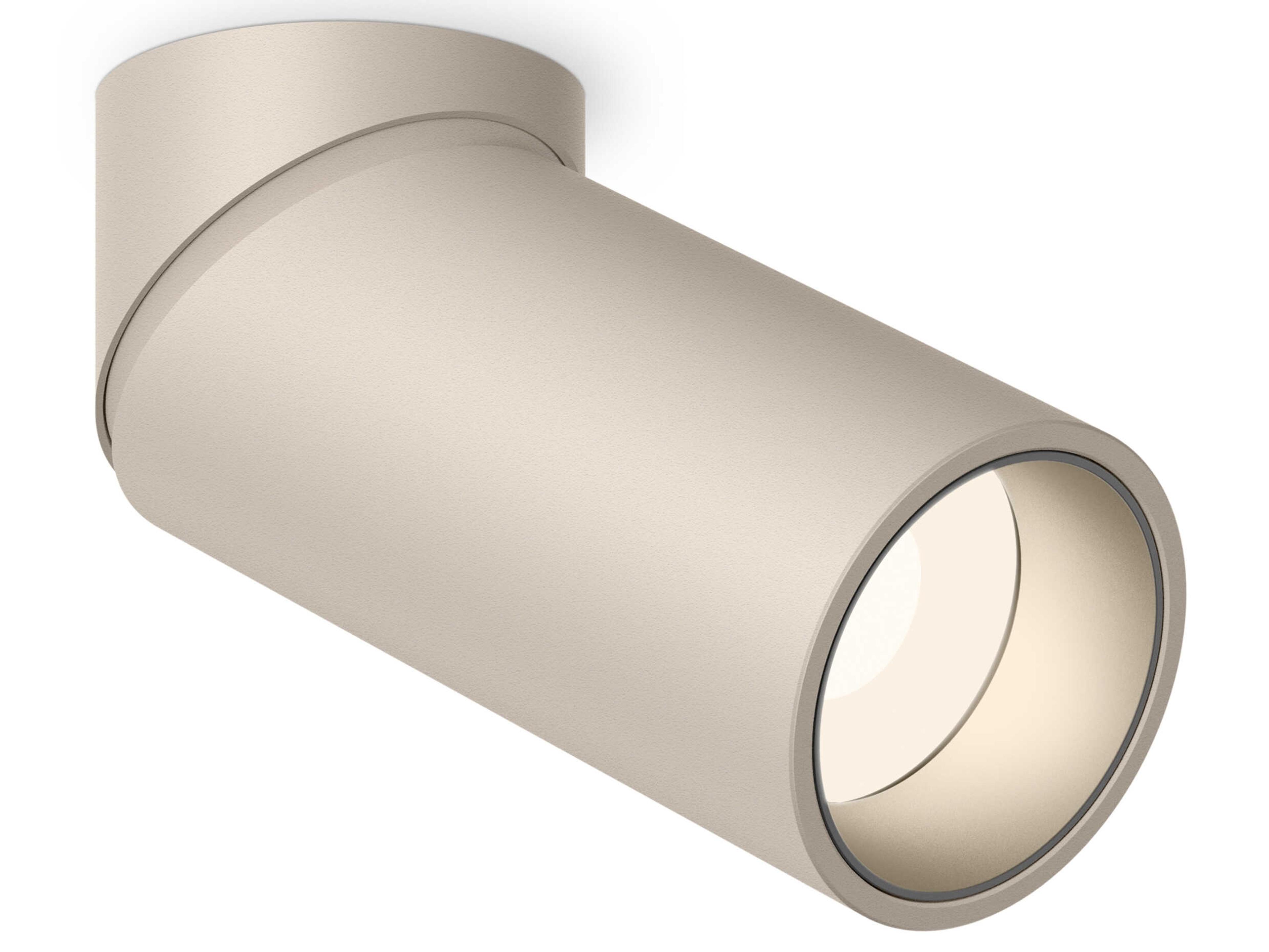 Bind Solo 1-Light Off White Cylinder Flush Mount