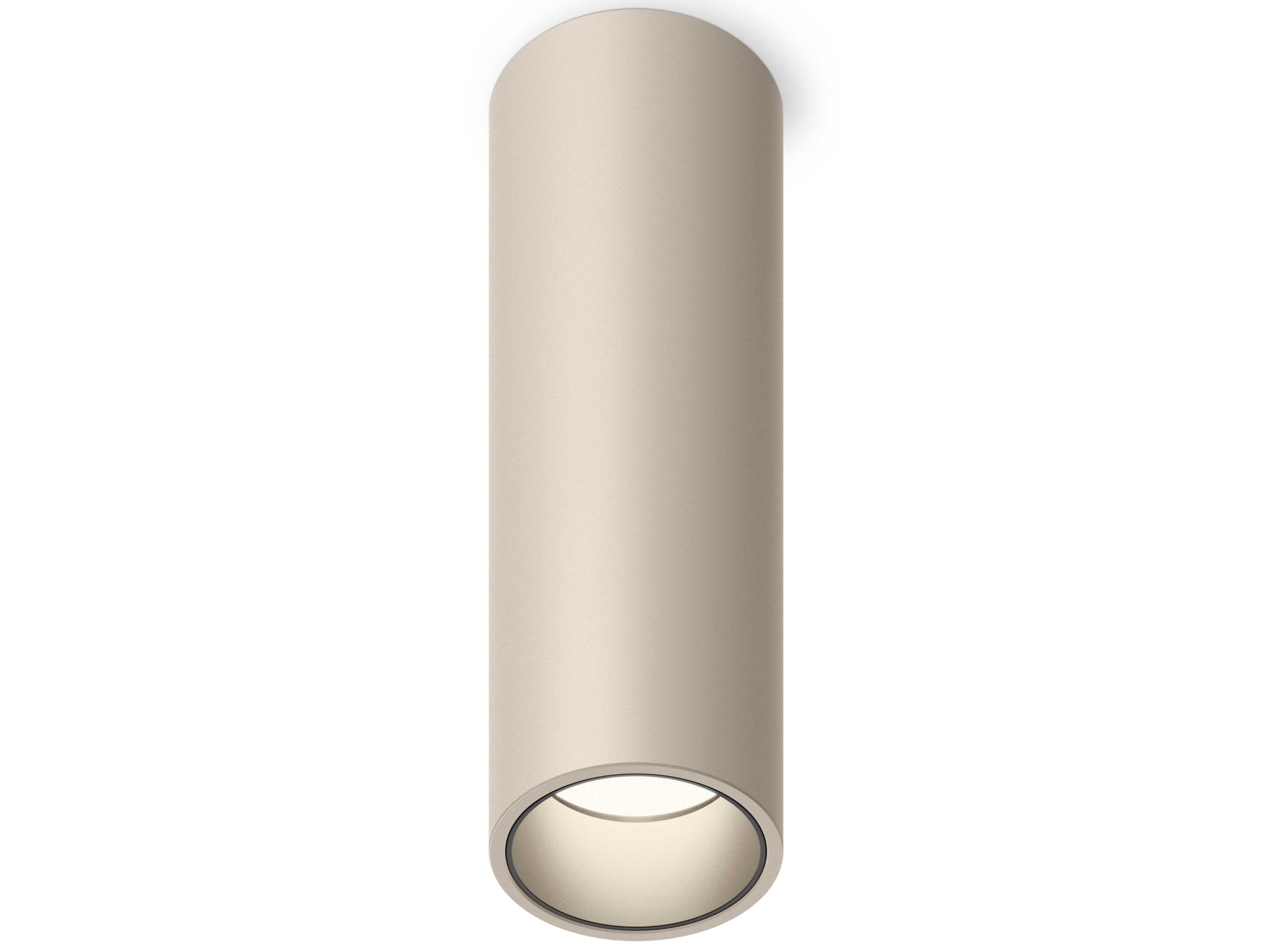 Bind Solo 1-Light Off White Cylinder Flush Mount