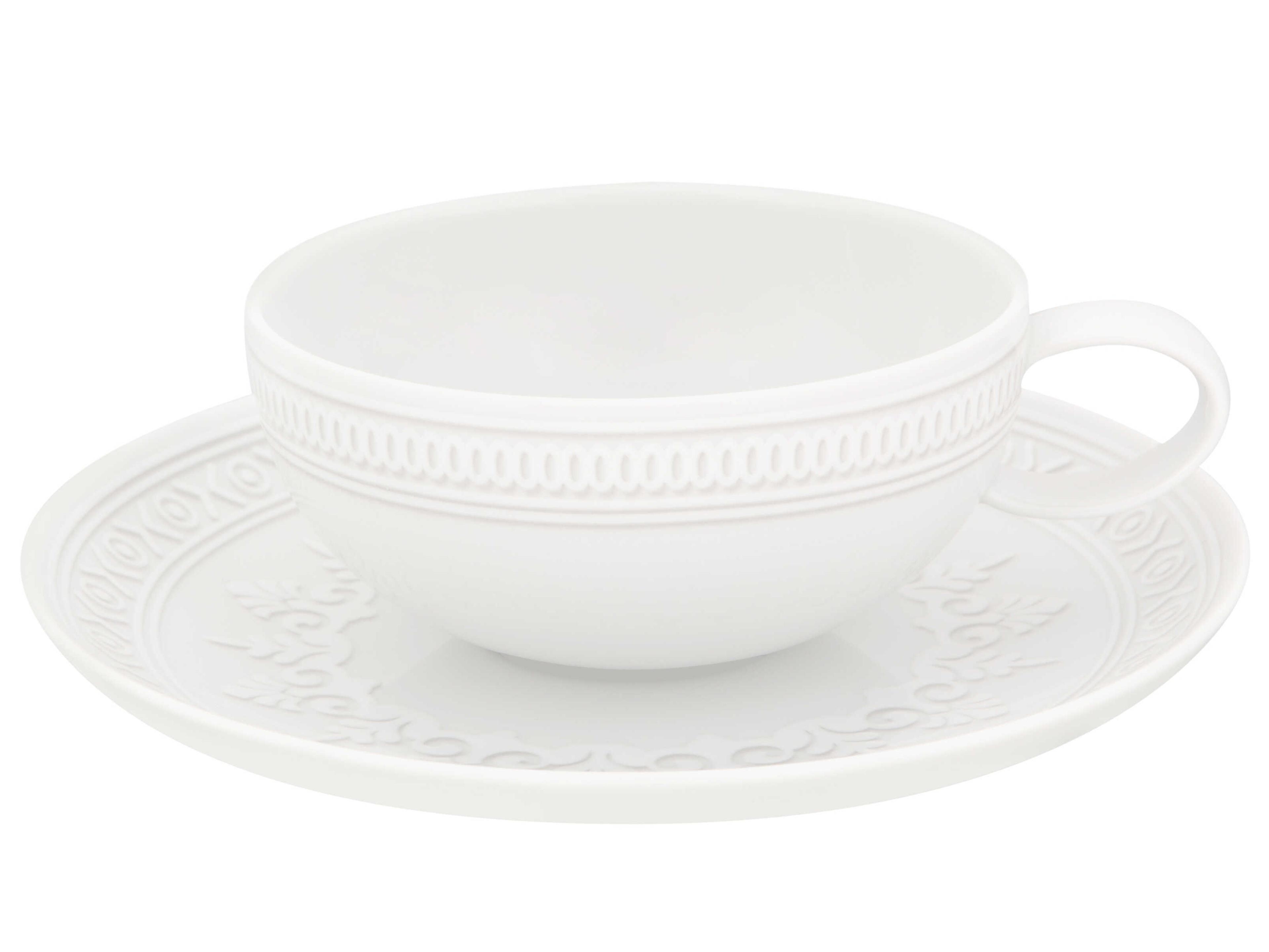 Vista Alegre Ornament Tea Cup and Saucer Set of 6