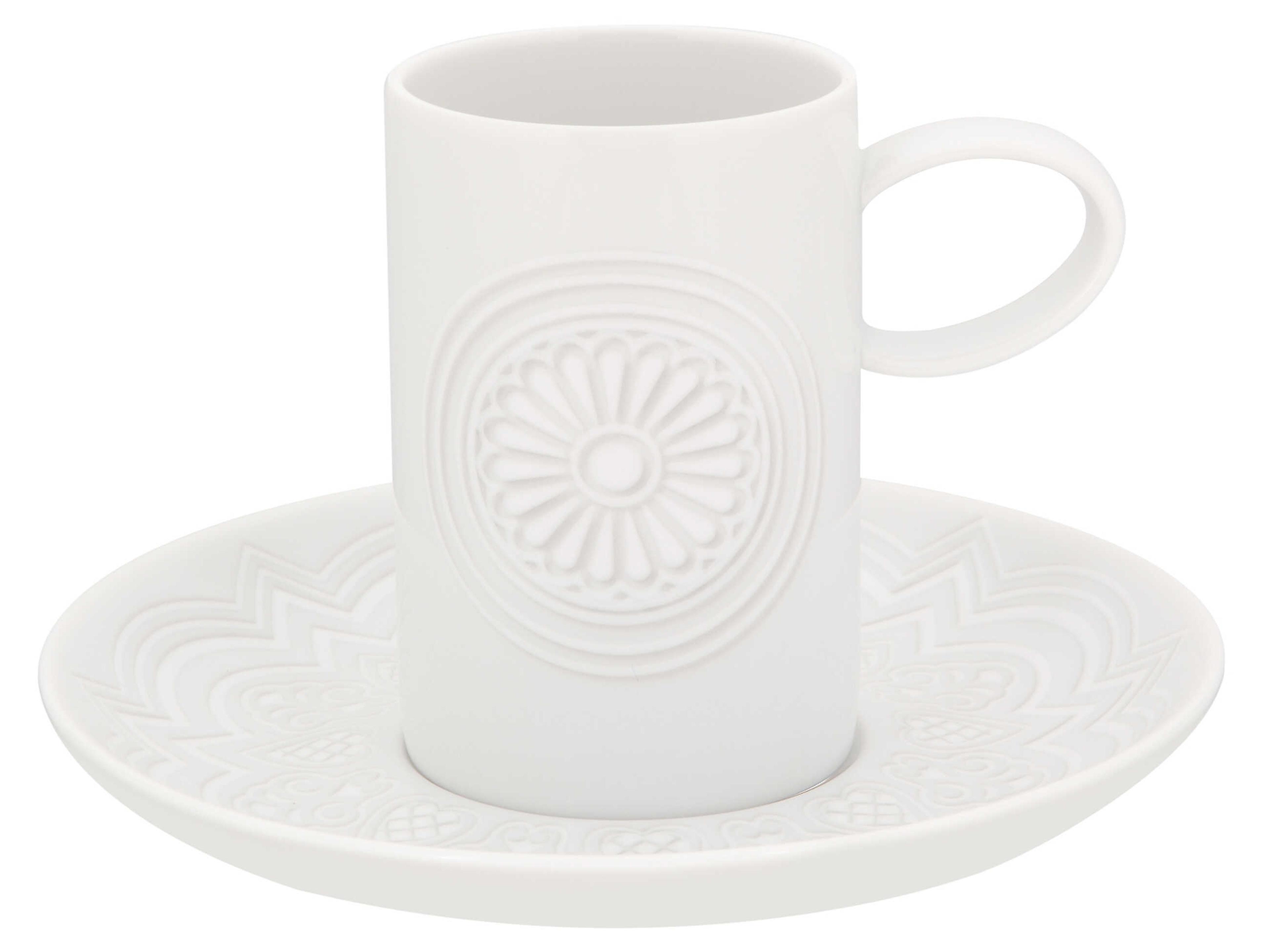Vista Alegre Ornament Coffee Cup and Saucer Set of 6