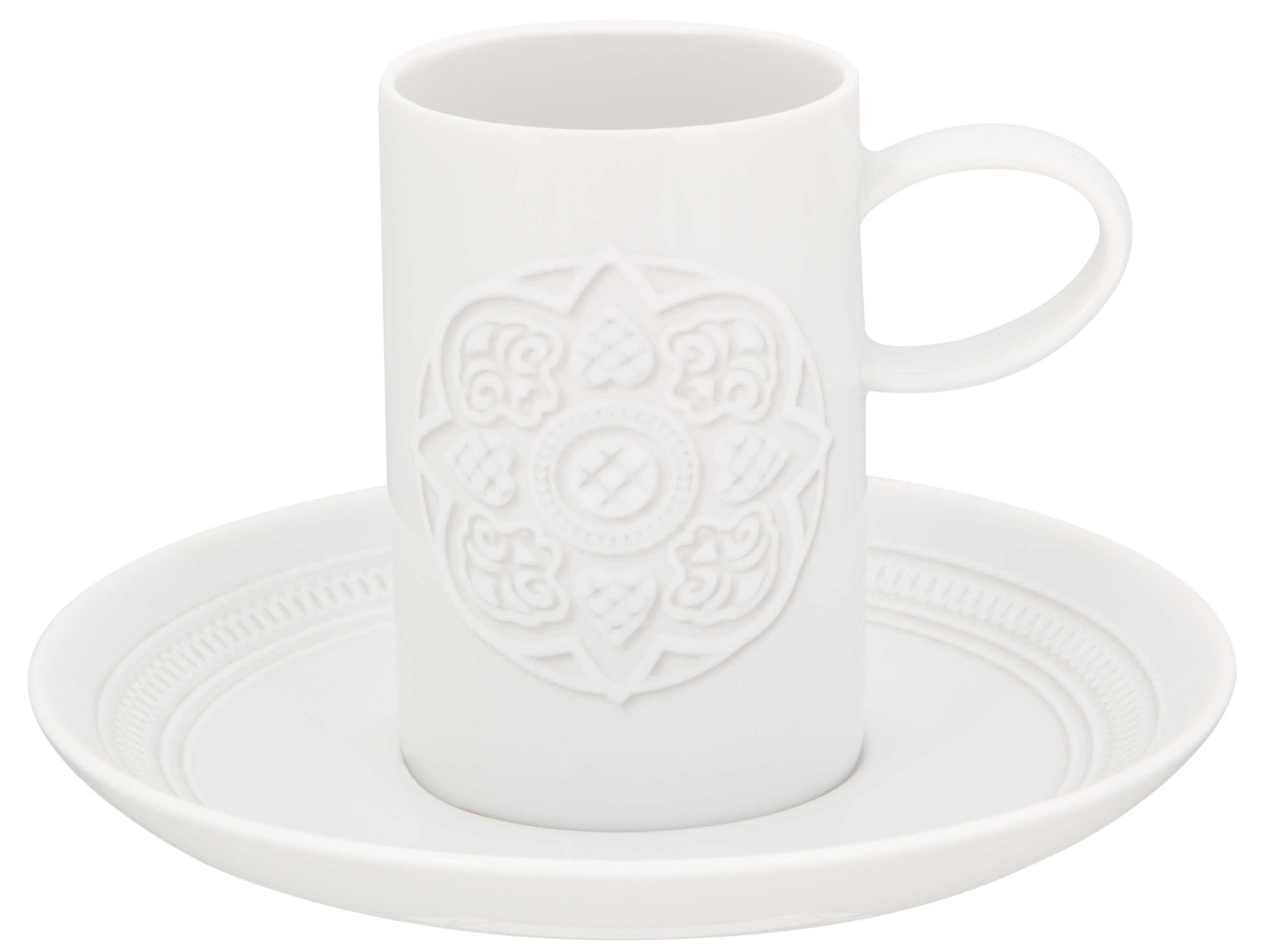 Vista Alegre Ornament Coffee Cup and Saucer Set of 6
