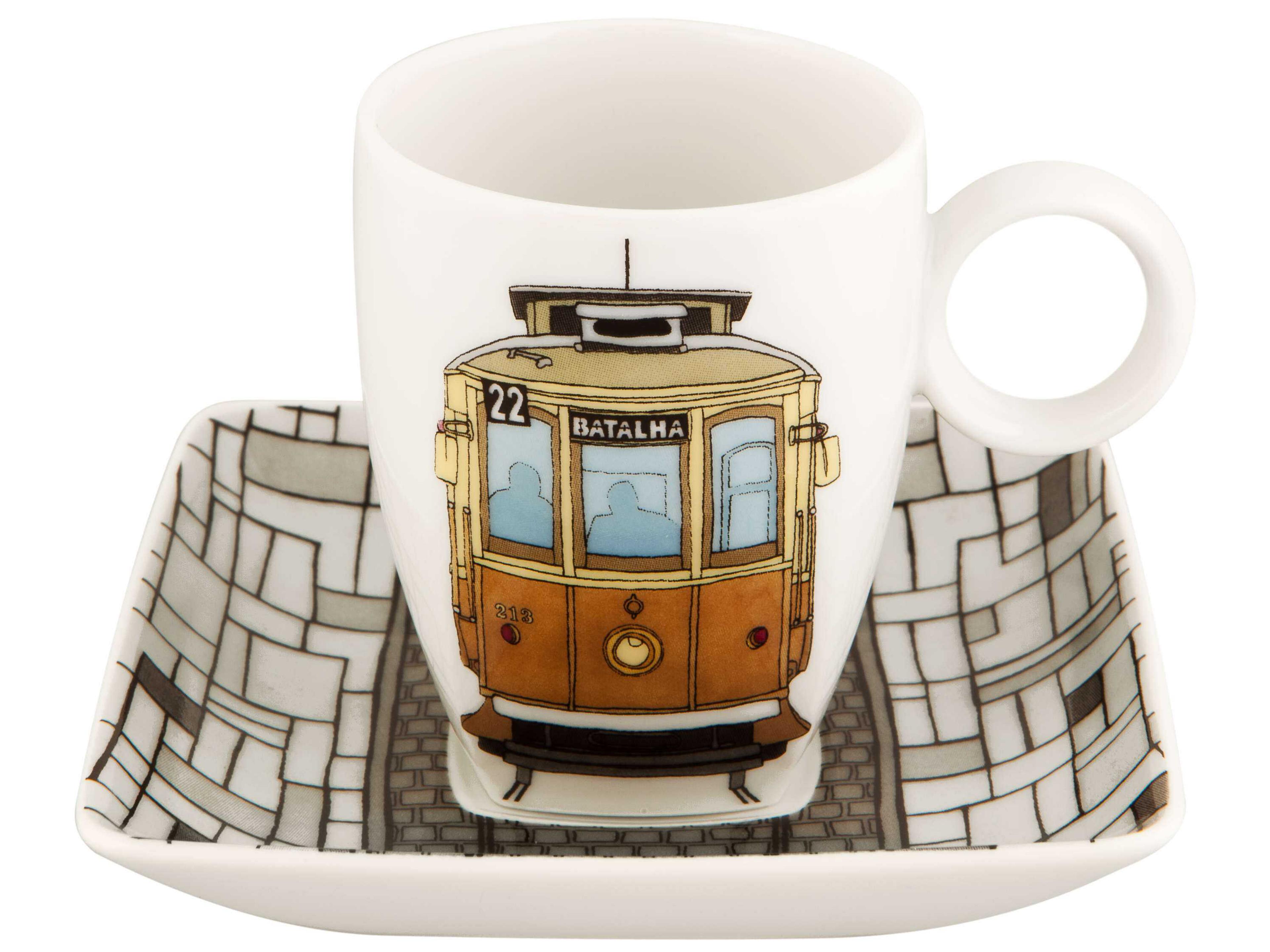 Vista Alegre Alma Do Porto Cups and Saucers Set of 4