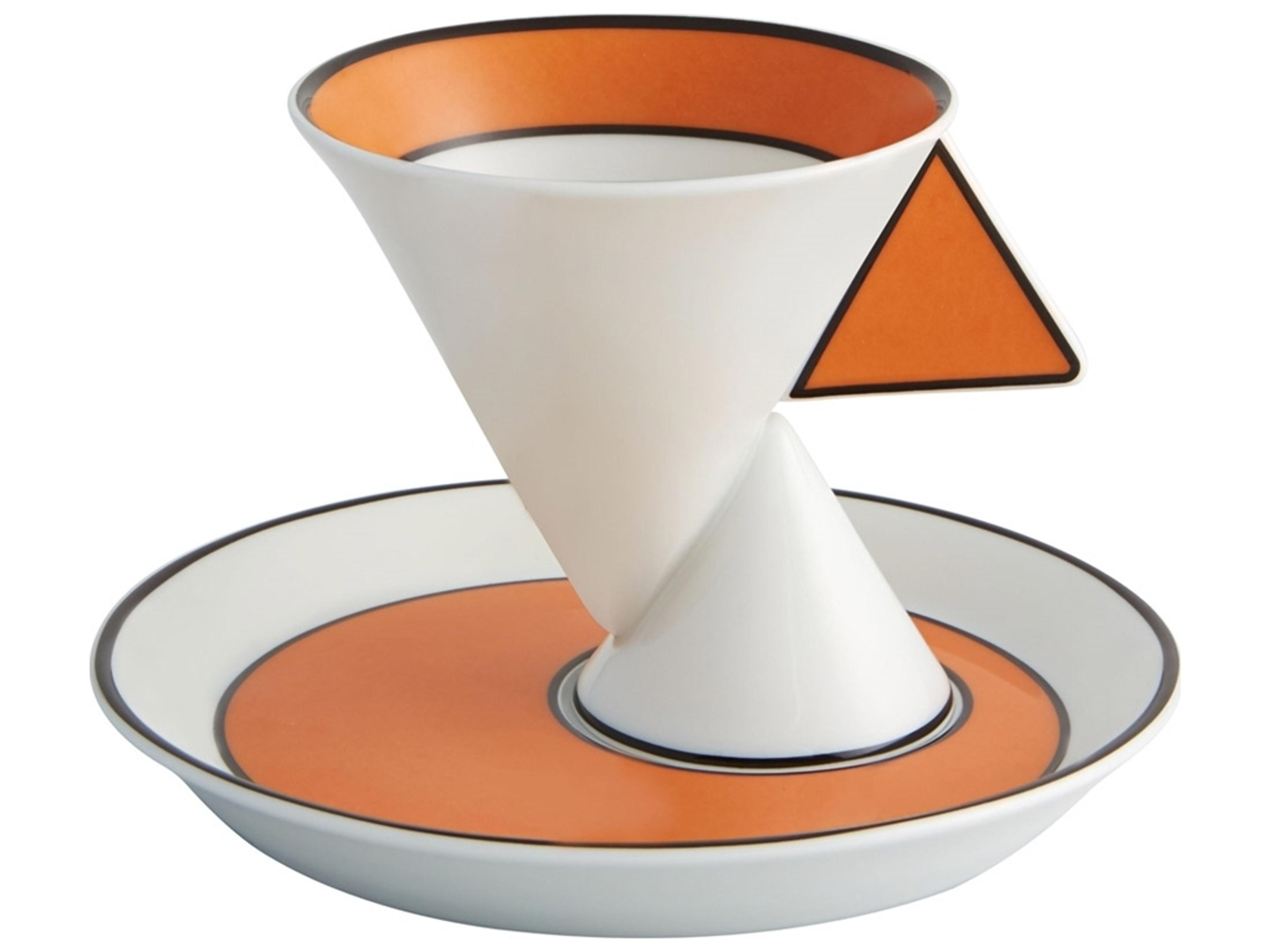 Vista Alegre Jazz Coffee Cups and Saucers Set of 2