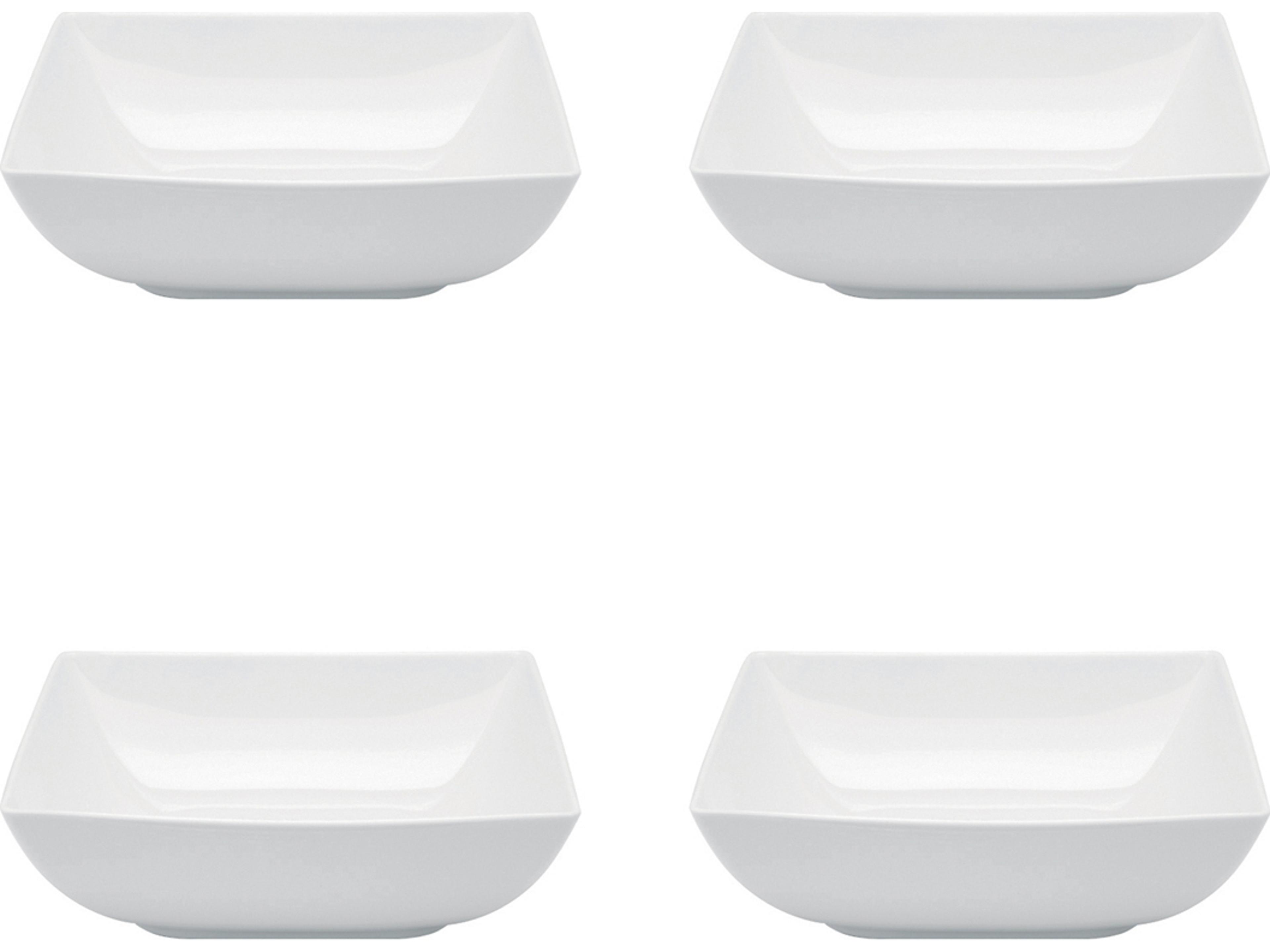 Carre White Soup Bowl Set of 4
