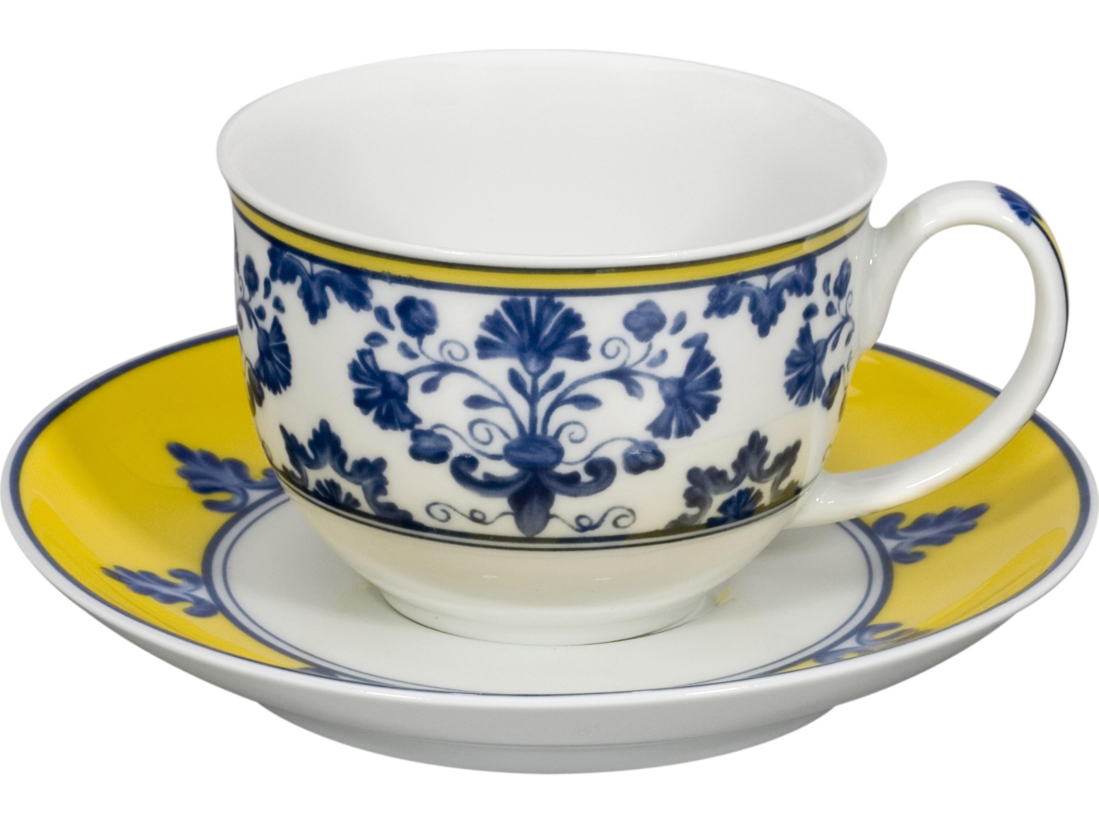 Vista Alegre Castelo Branco Coffee Cup and Saucer Set of 4