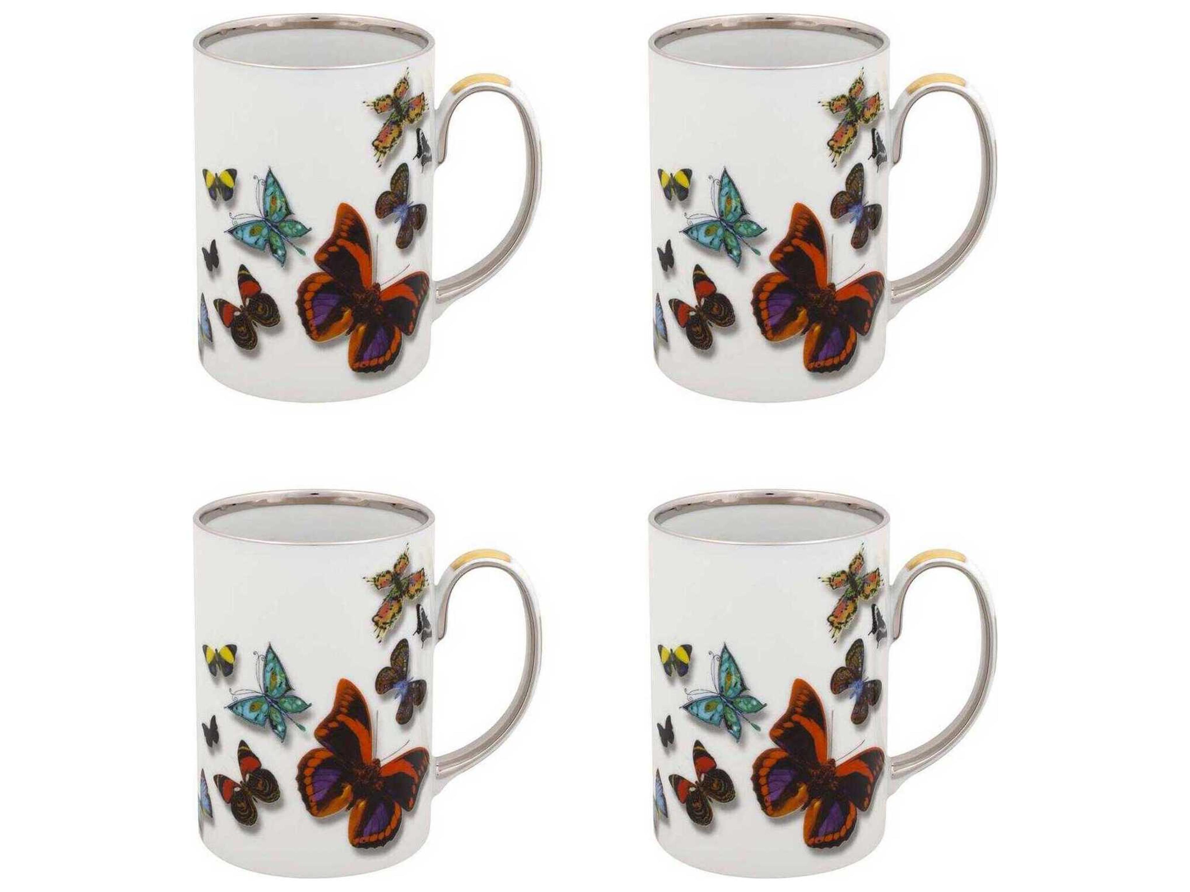 Lacroix Butterfly Parade Mug Set of 4