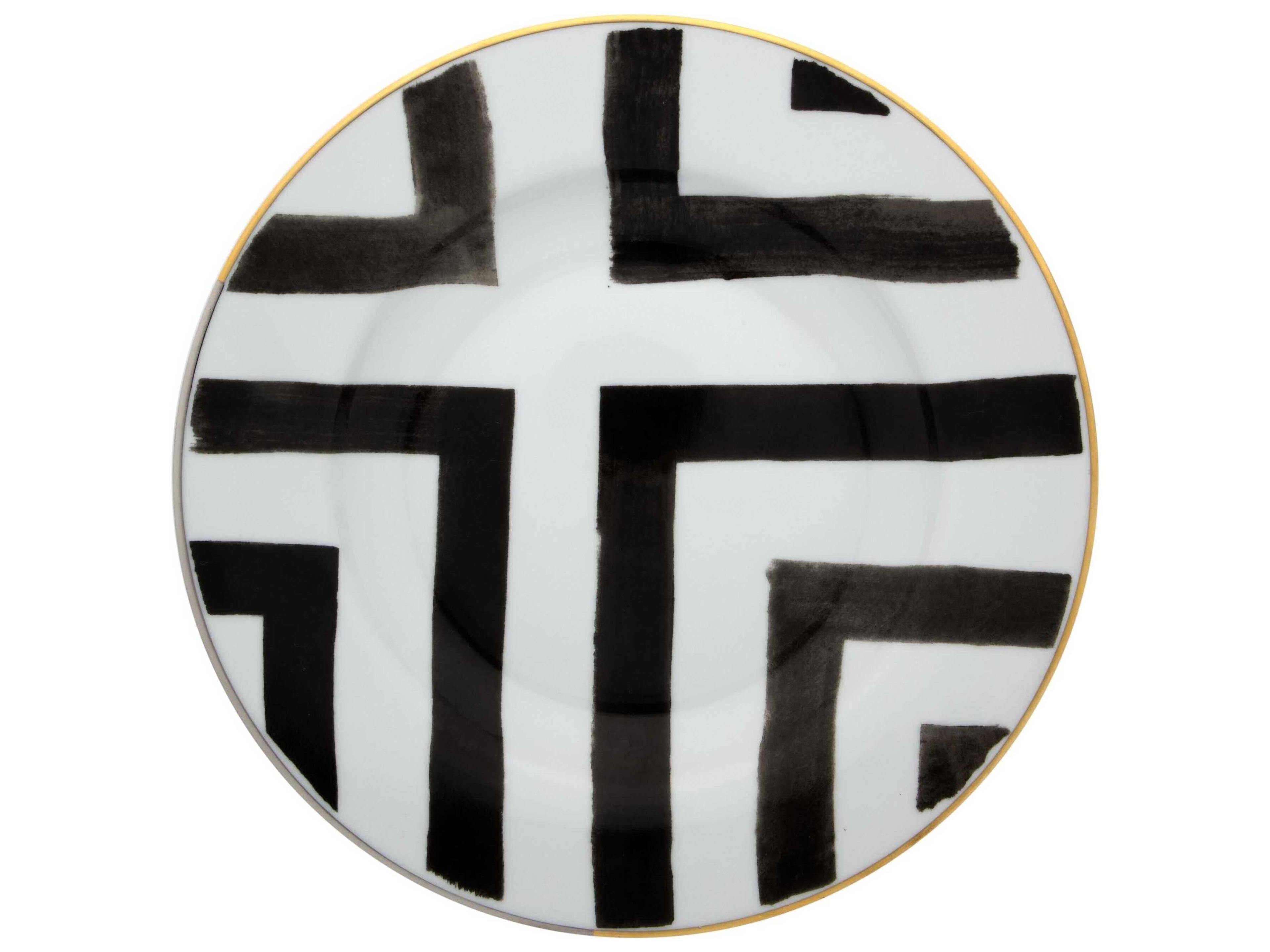 Vista Alegre Lacroix Sol Y Sombra Soup Plate Set of 4