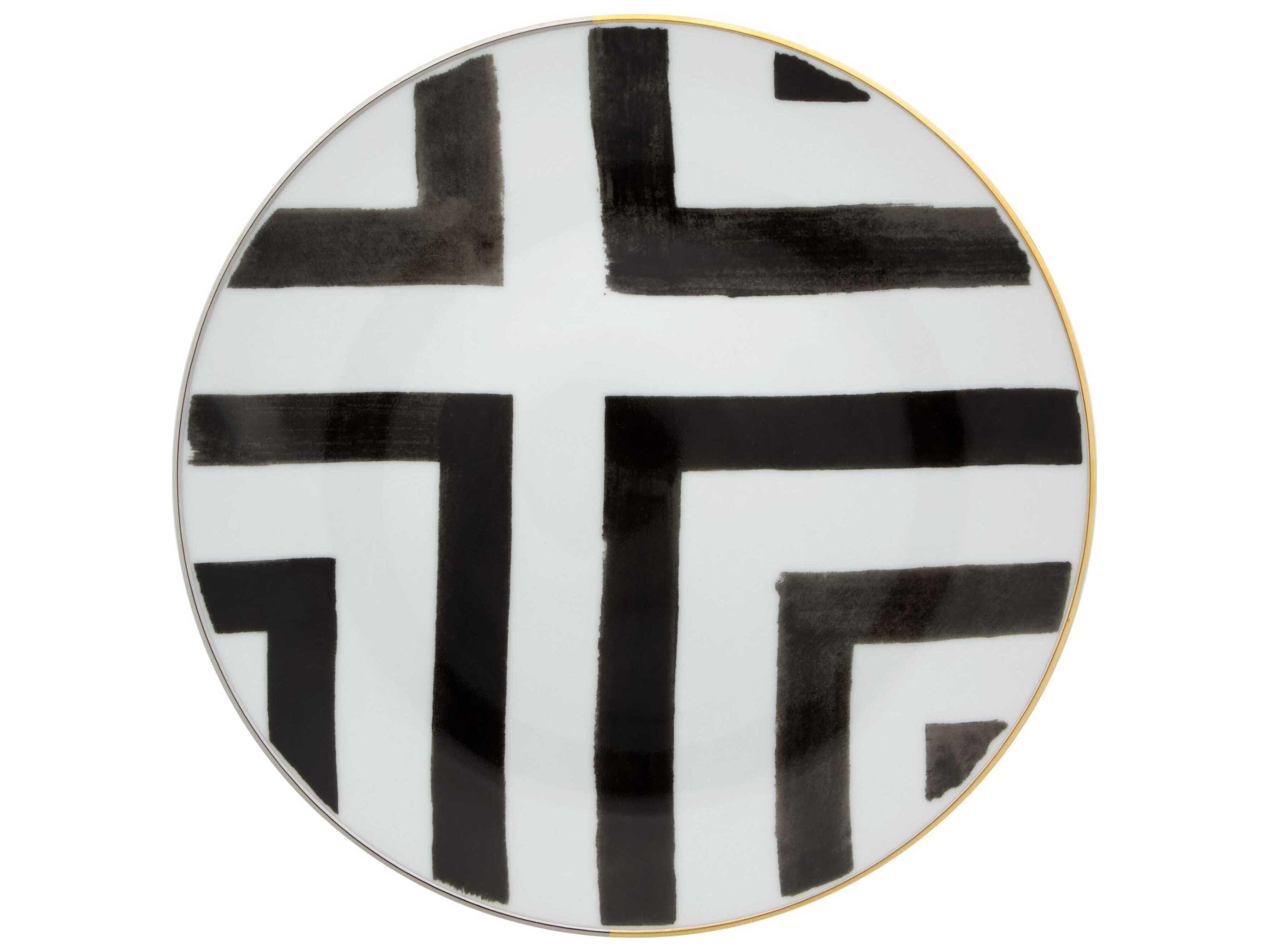 Vista Alegre Lacroix Sol Y Sombra Dessert Plate Set of 4