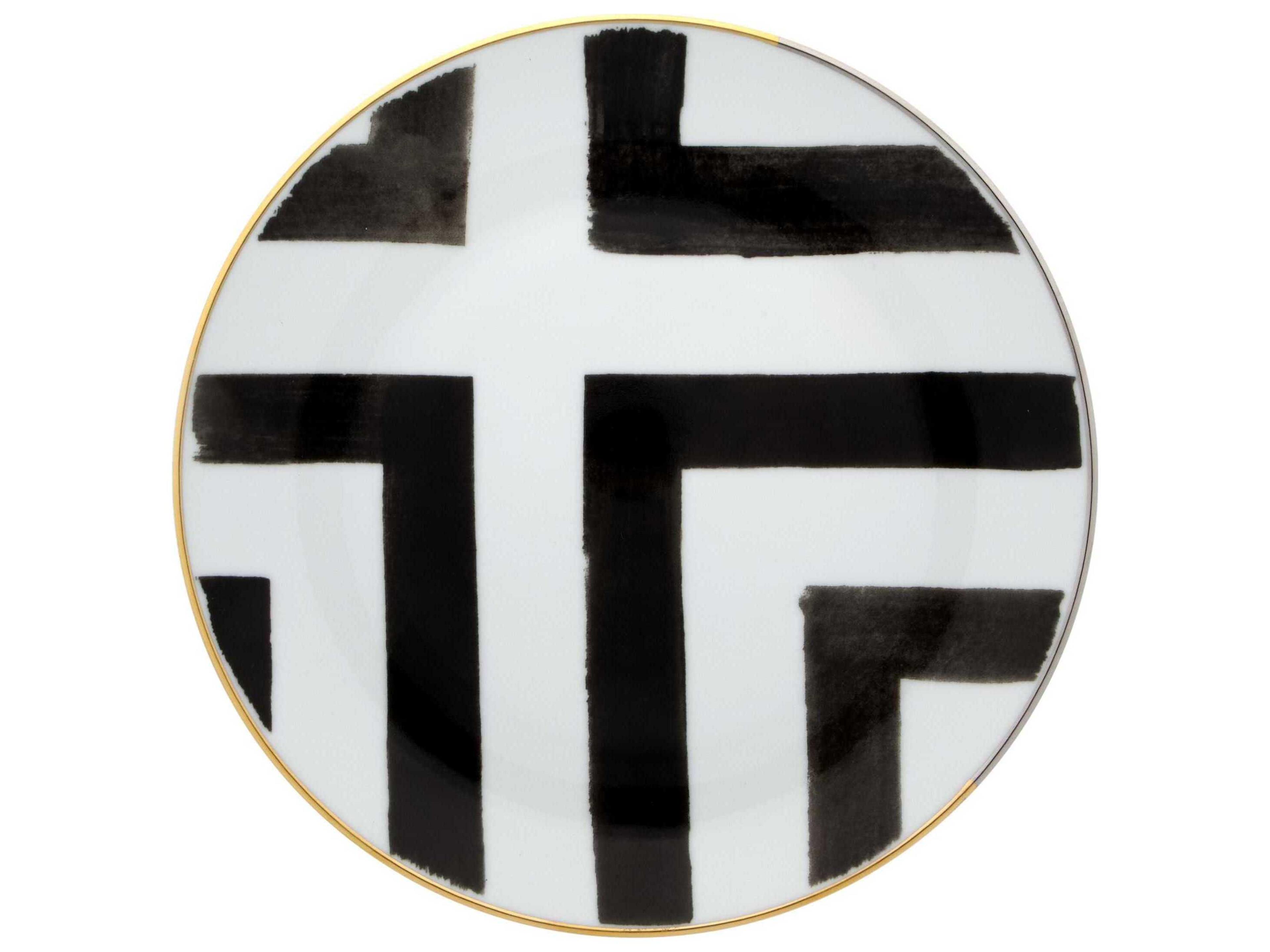 Vista Alegre Lacroix Sol Y Sombra Bread and Butter Plate Set of 4