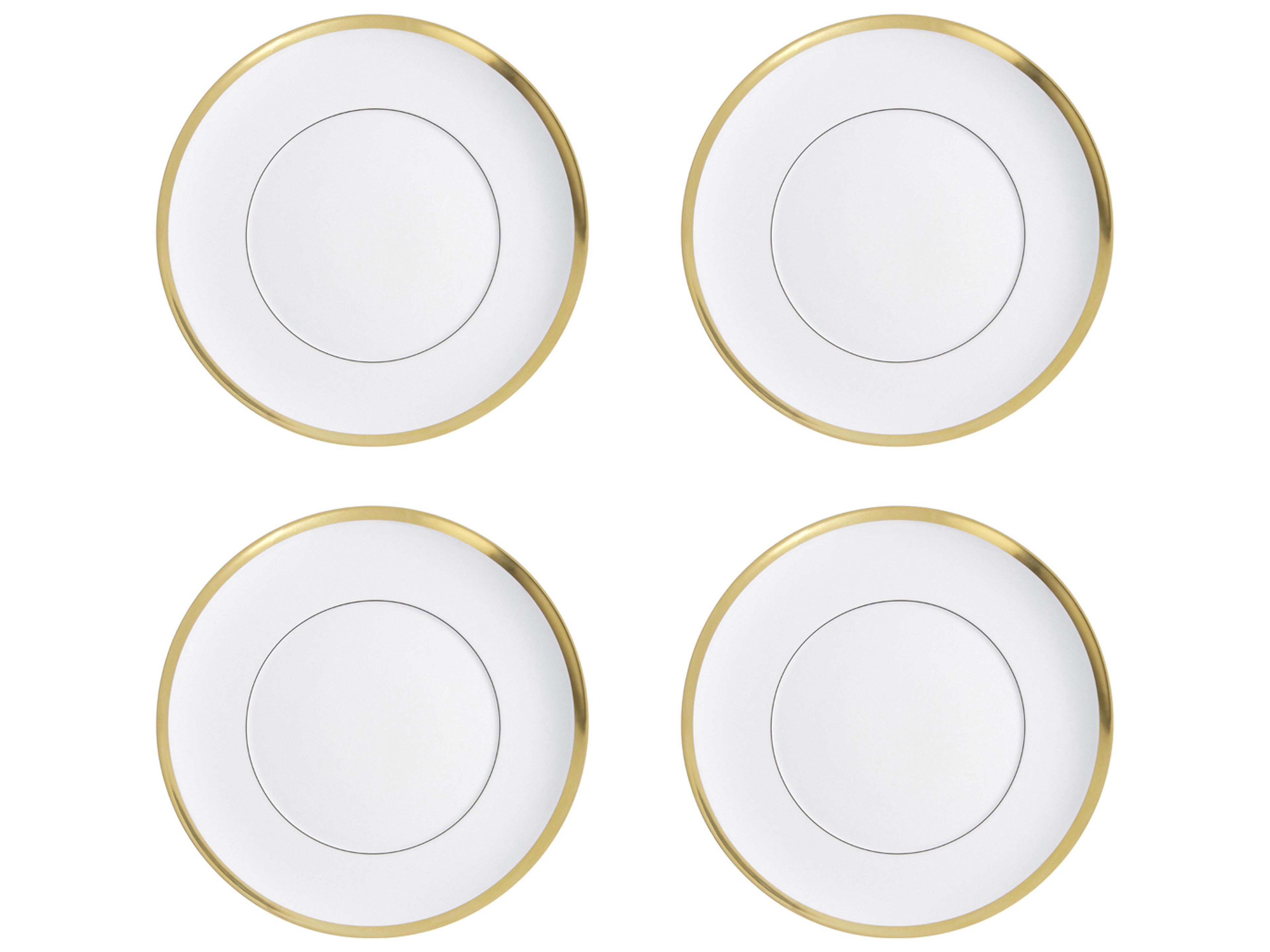 Domo Gold Dinner Plate Set of 4