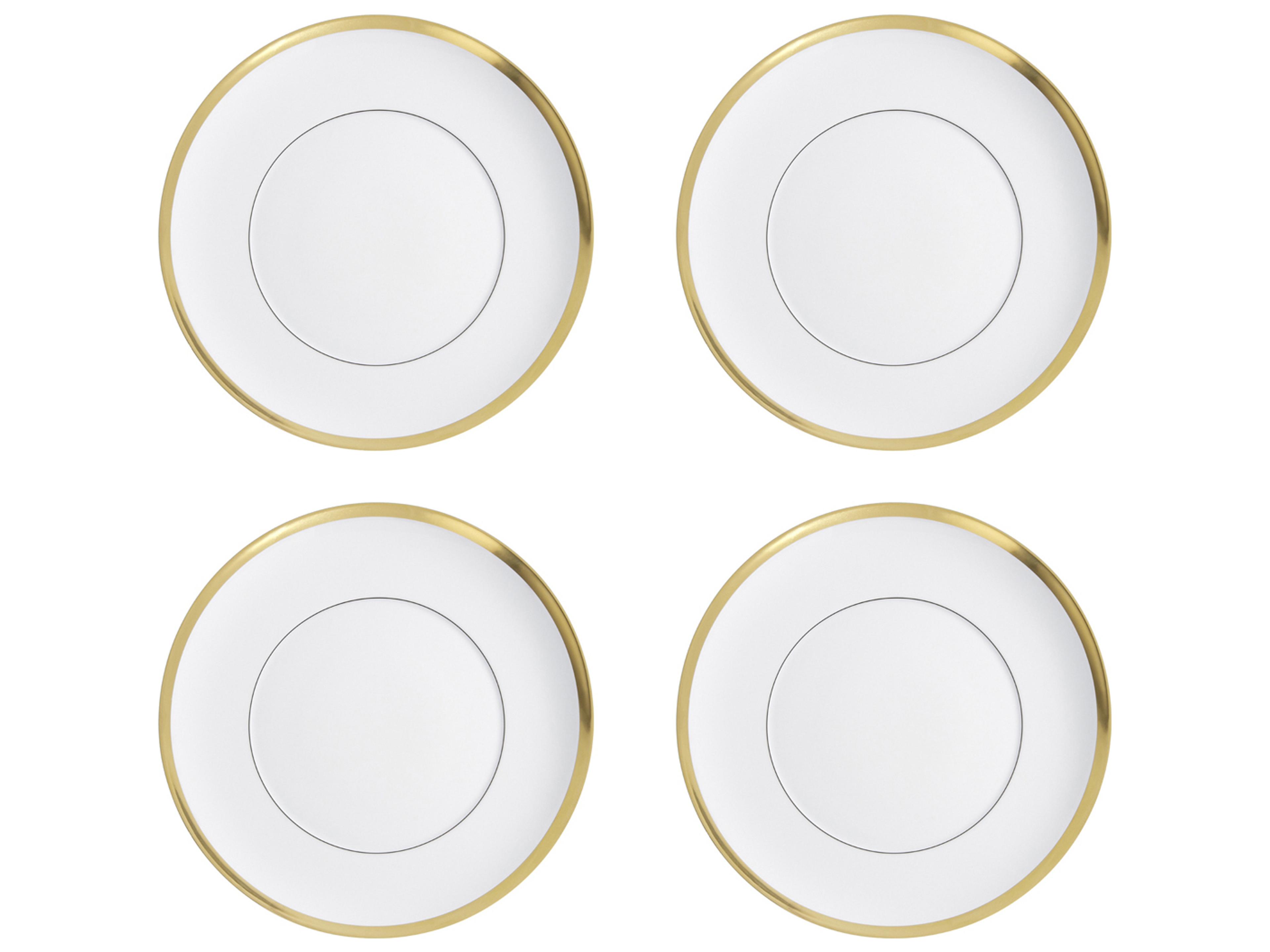 Domo Gold Bread and Butter Plate Set of 4