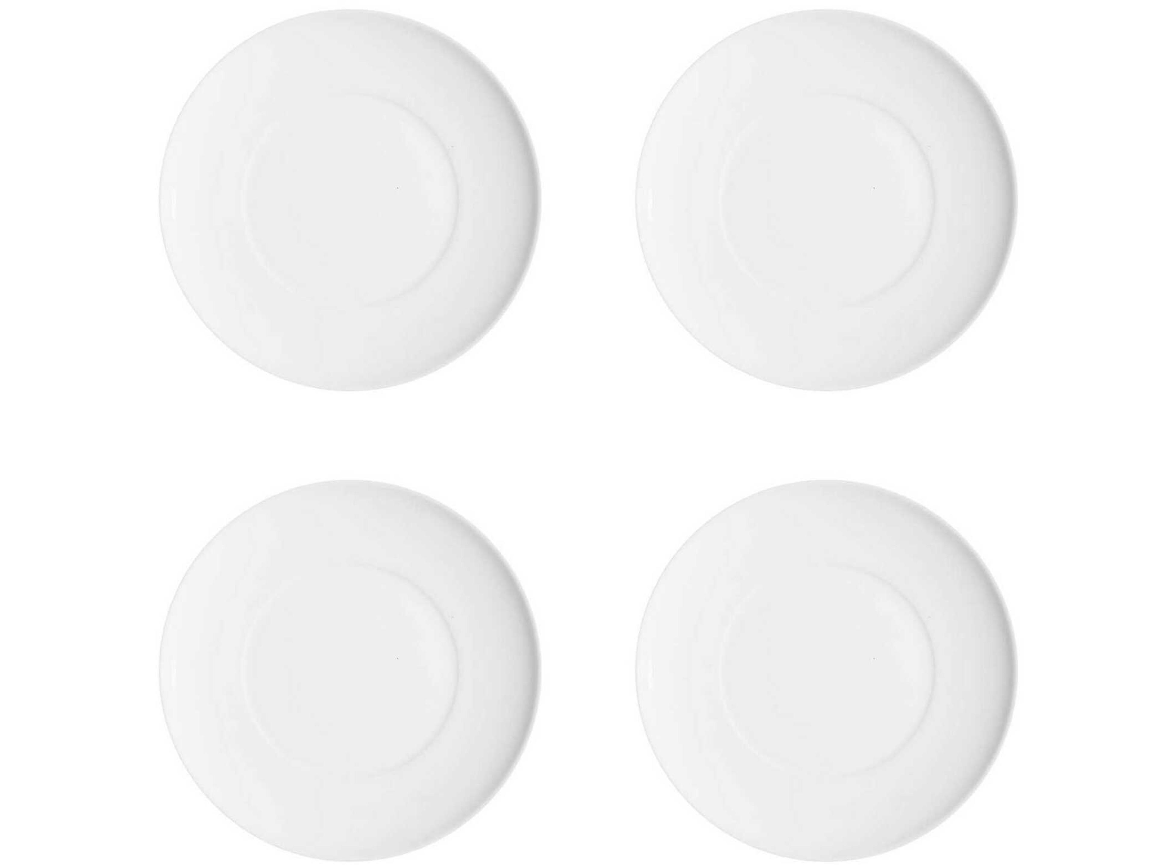 Domo White Bread and Butter Plate Set of 4