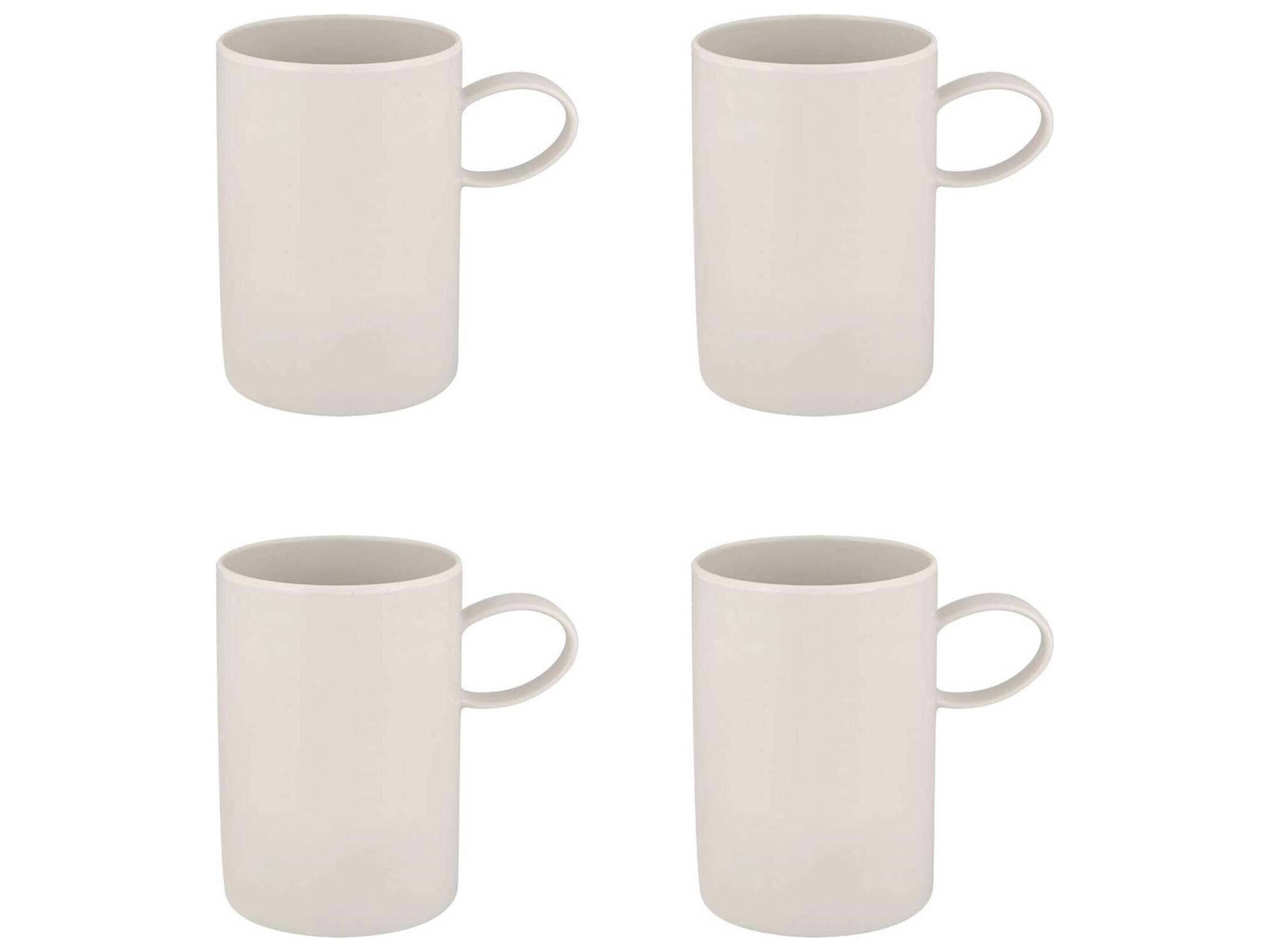 Domo White Mug Set of 4