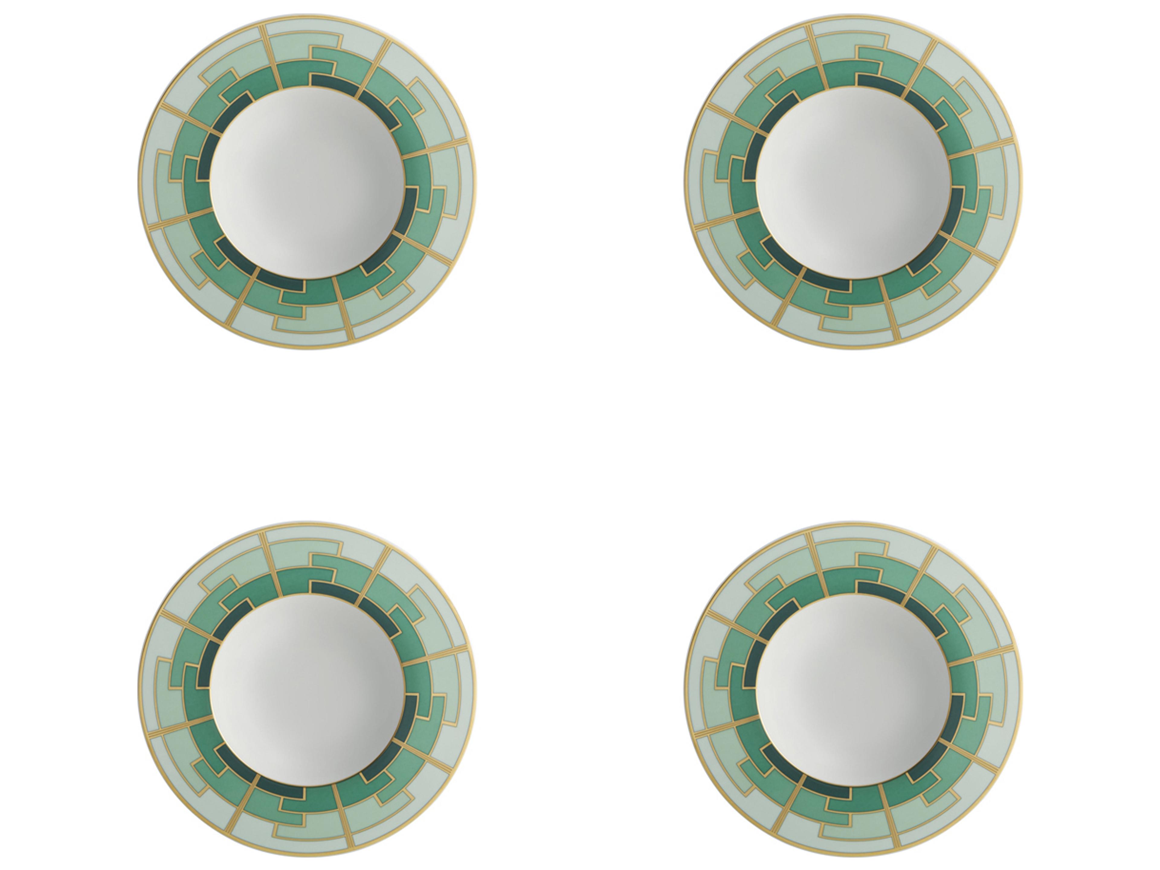 Emerald Soup Plate Set of 4
