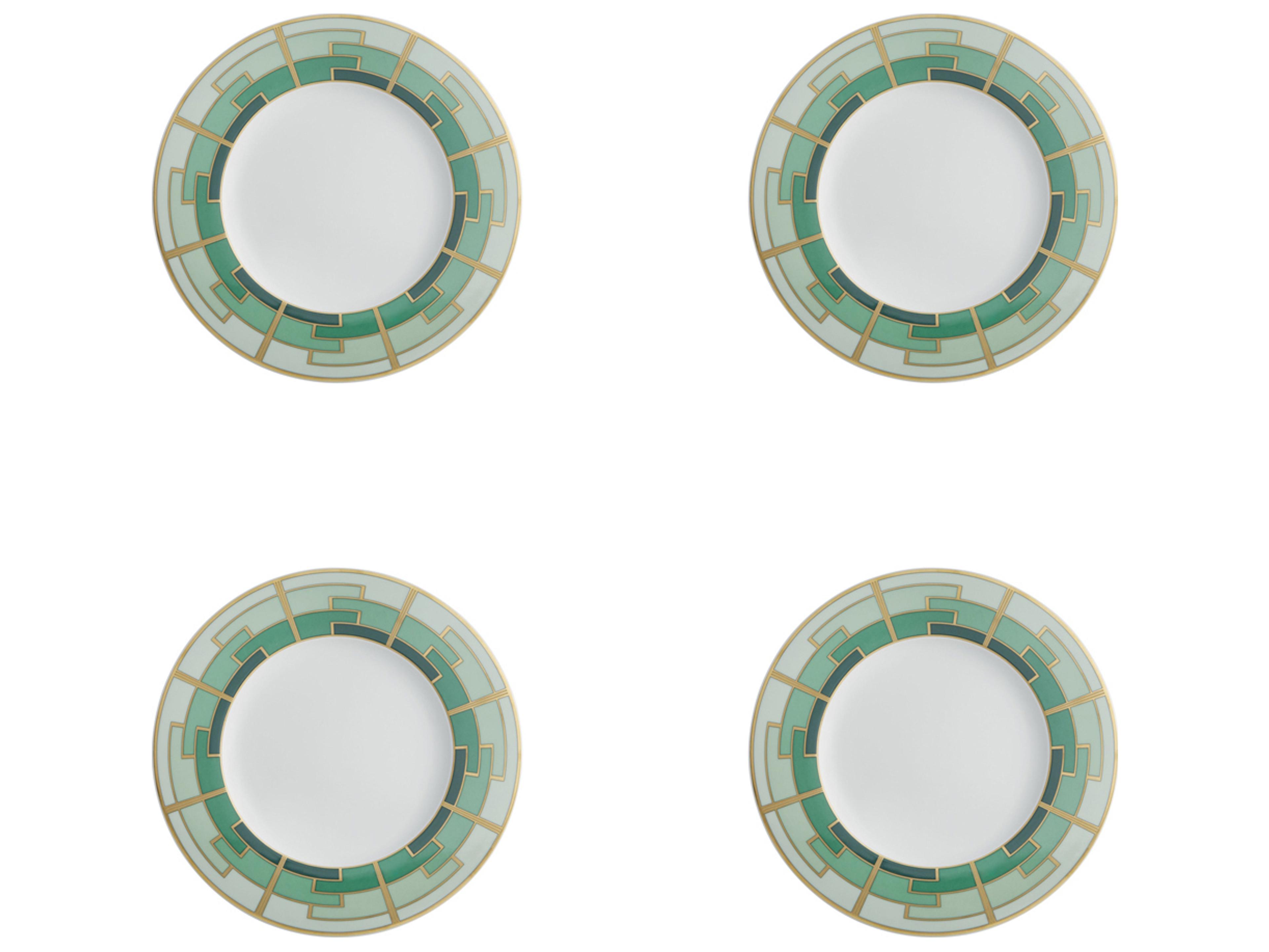 Emerald Dessert Plate Set of 4
