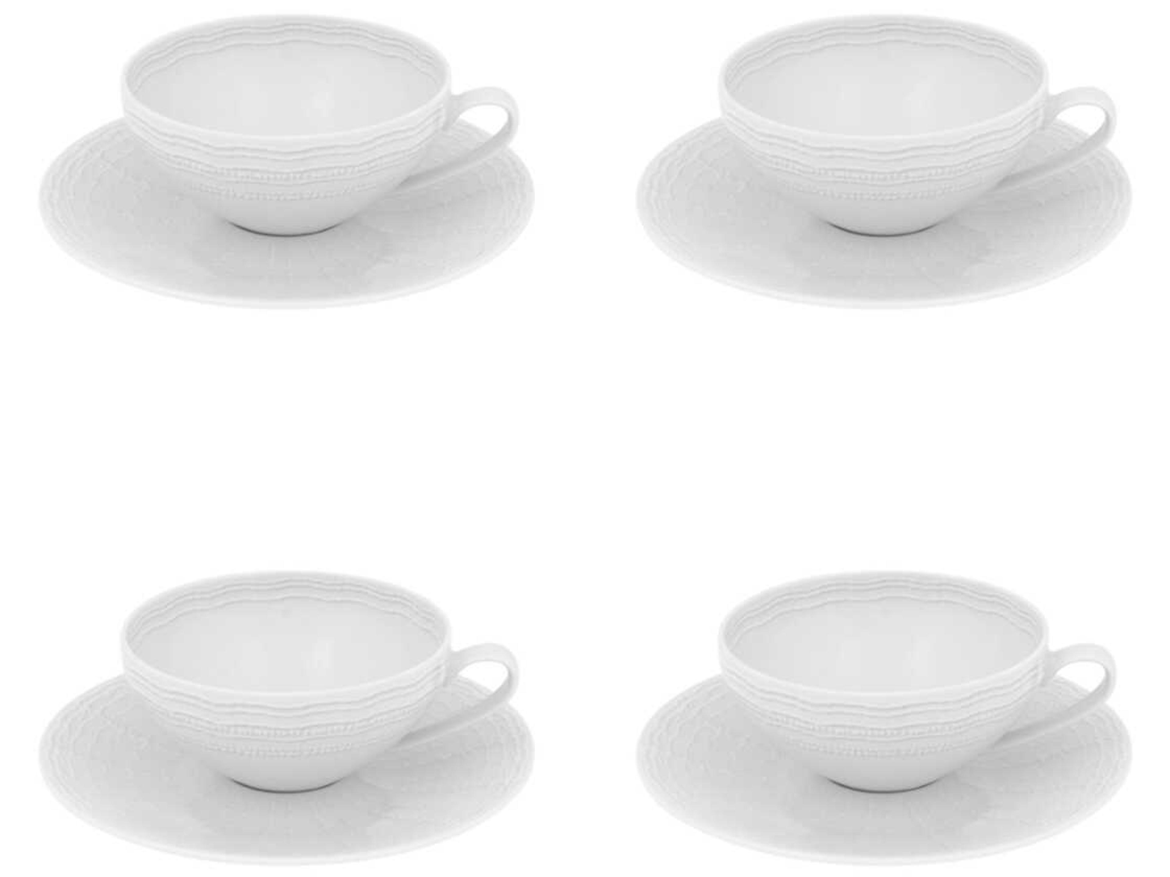 Mar Tea Cup and Saucer Set of 4