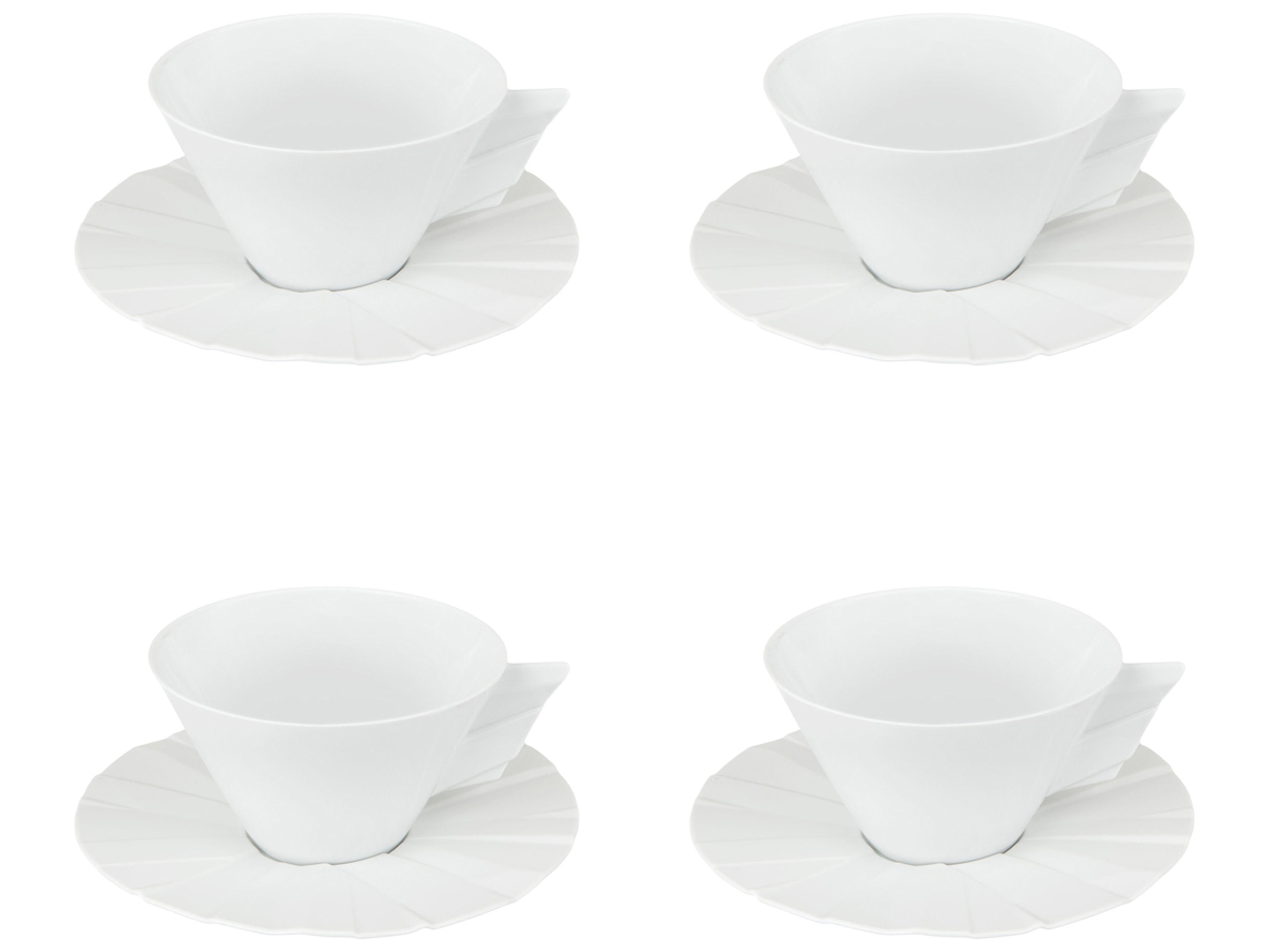 Matrix Tea Cup and Saucer Set of 4