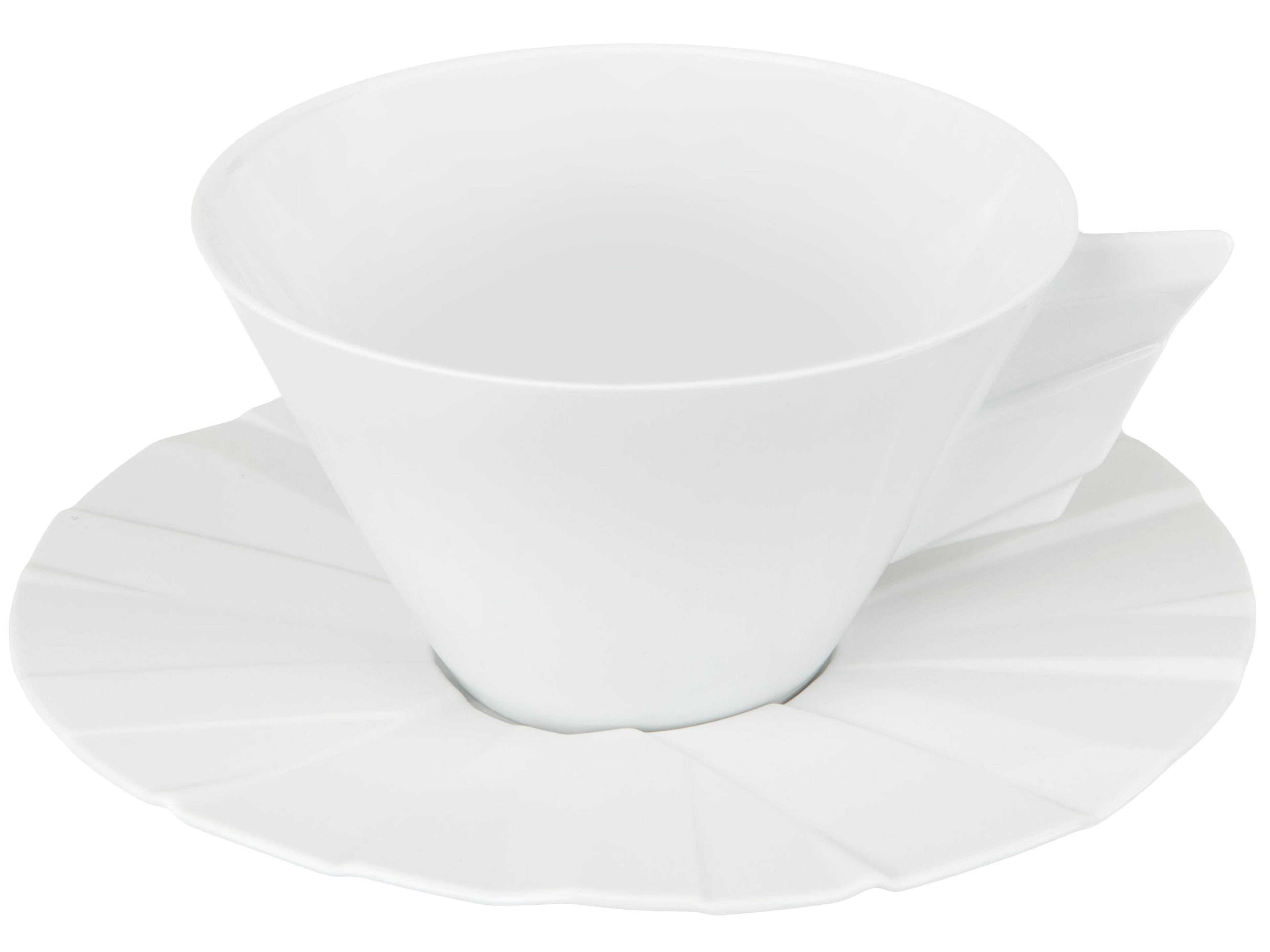 Vista Alegre Matrix Tea Cup and Saucer Set of 4