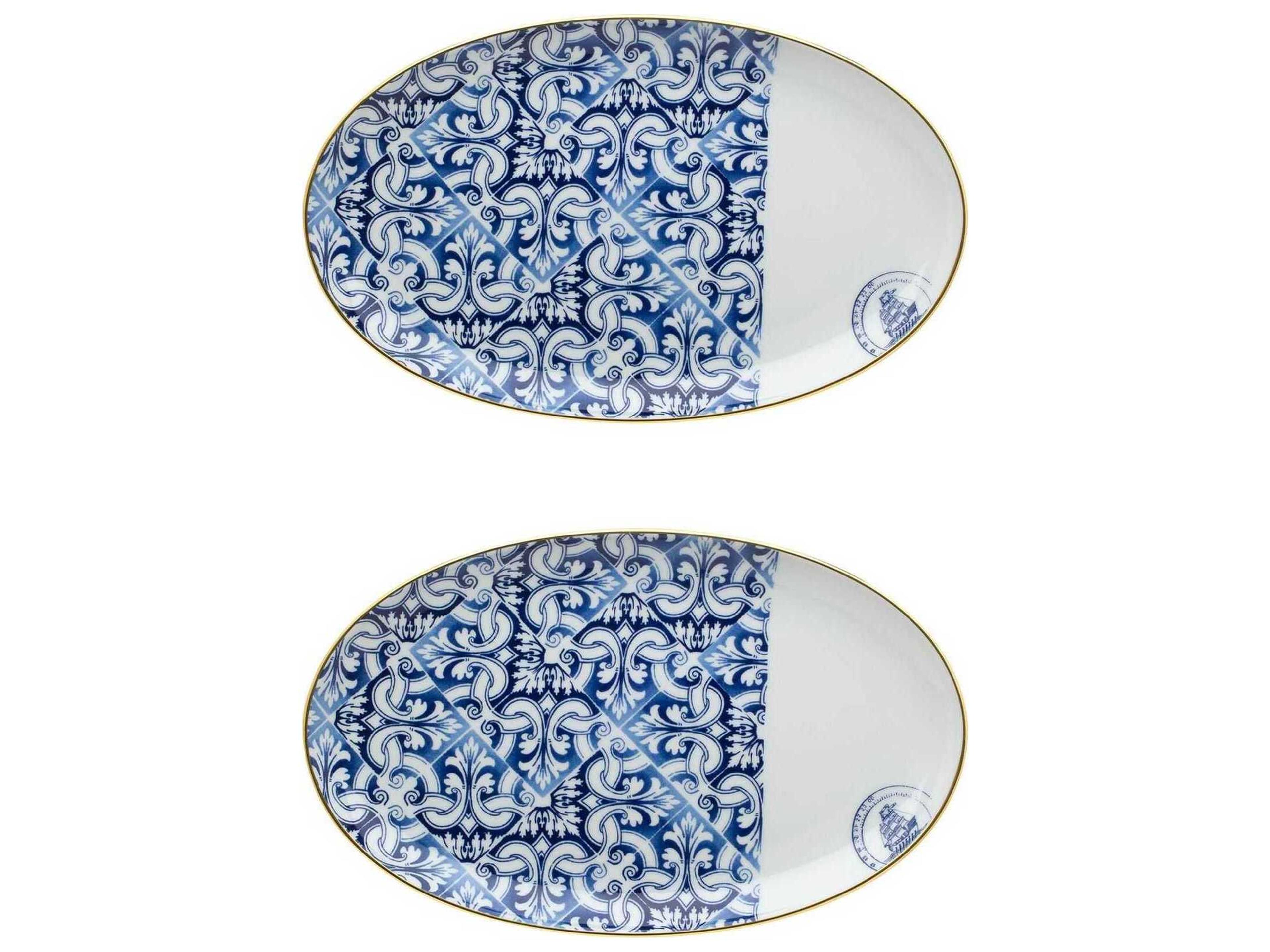 Transatlantica Medium Oval Platter Set of 2