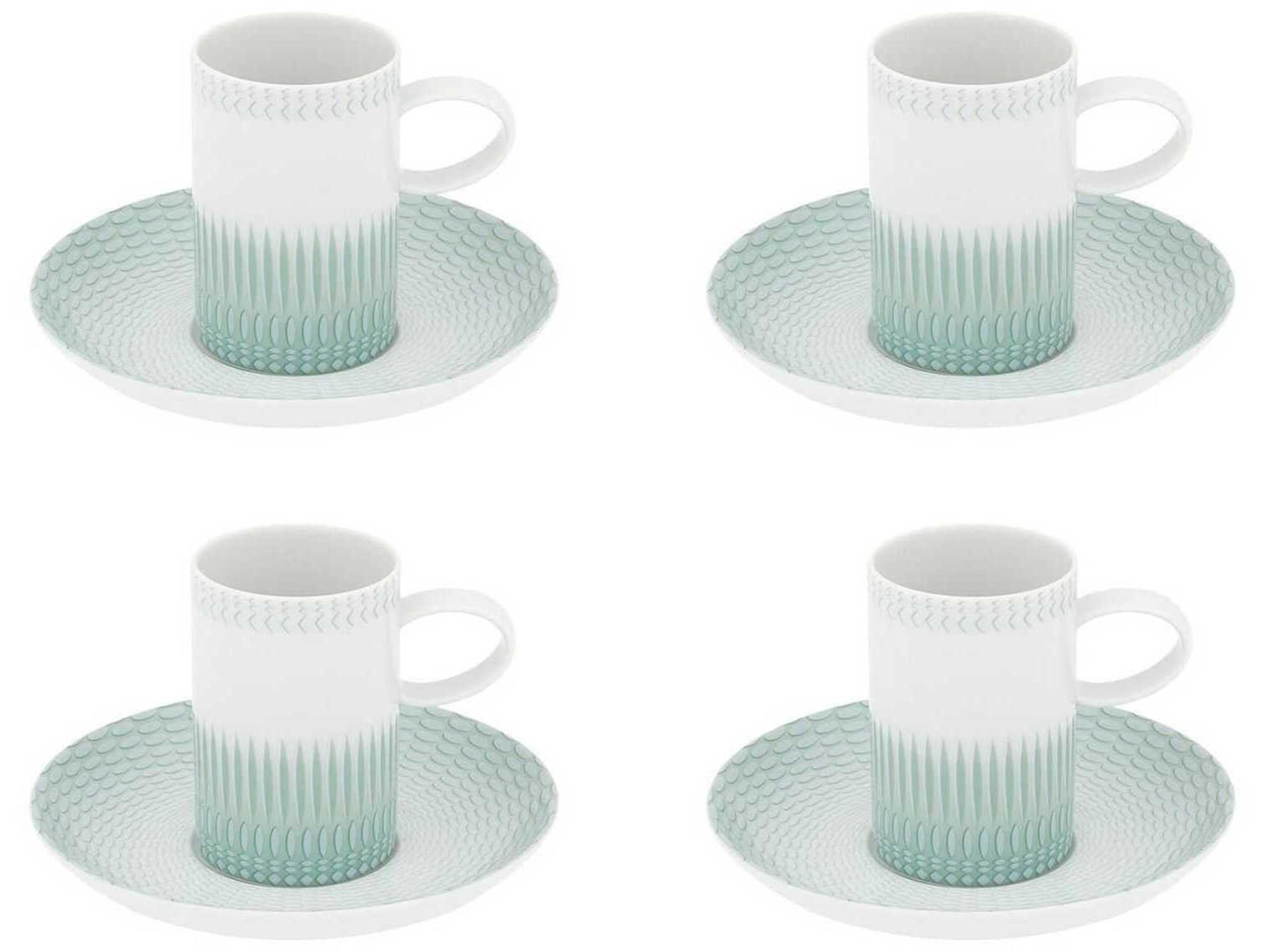 Venezia Coffee Cup and Saucer Set of 4