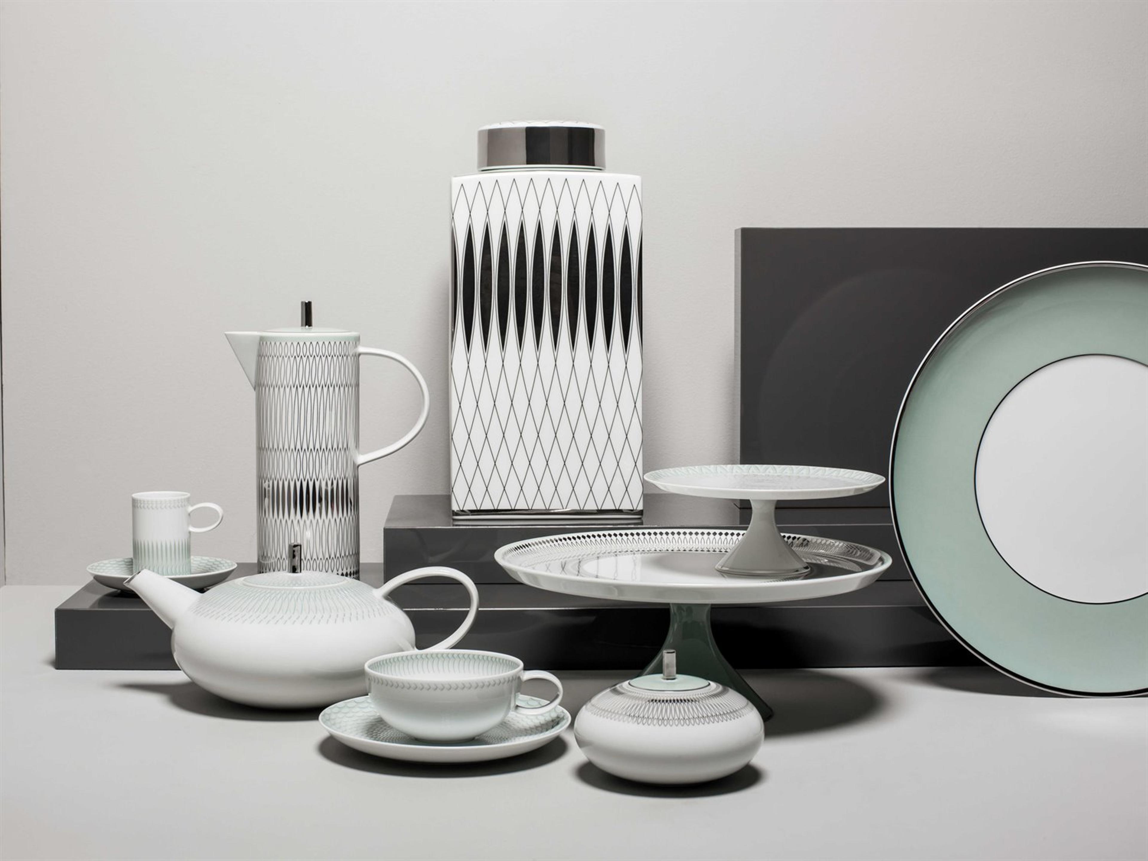 Vista Alegre Venezia Tea Cup and Saucer Set of 4